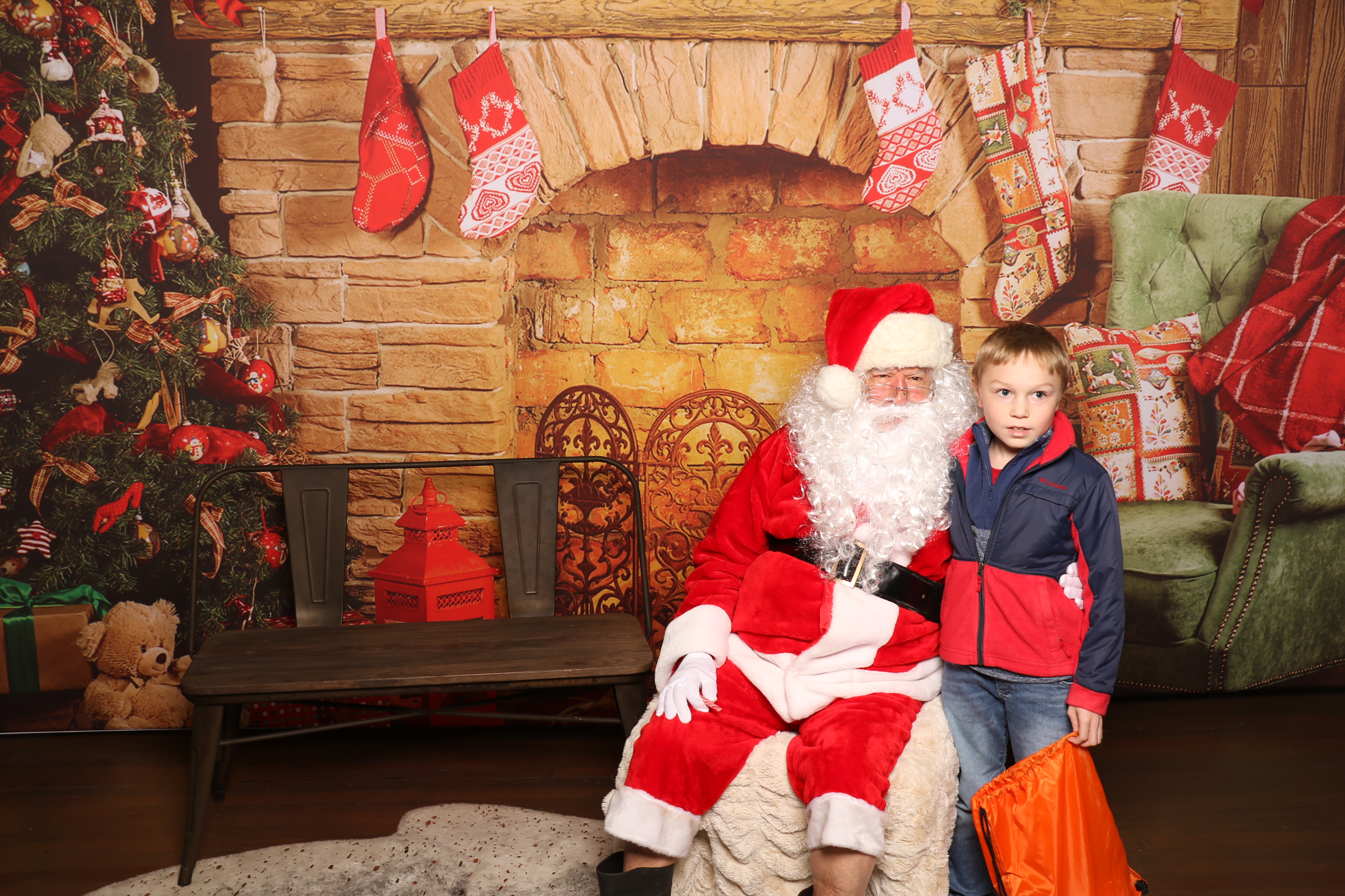 Horan RosenHagen Santa Photo | View more photos from the event at gallery.photoboothcincy.com/u/PhotoBoothCincy/Horan-RosenHagen-Santa-Photo