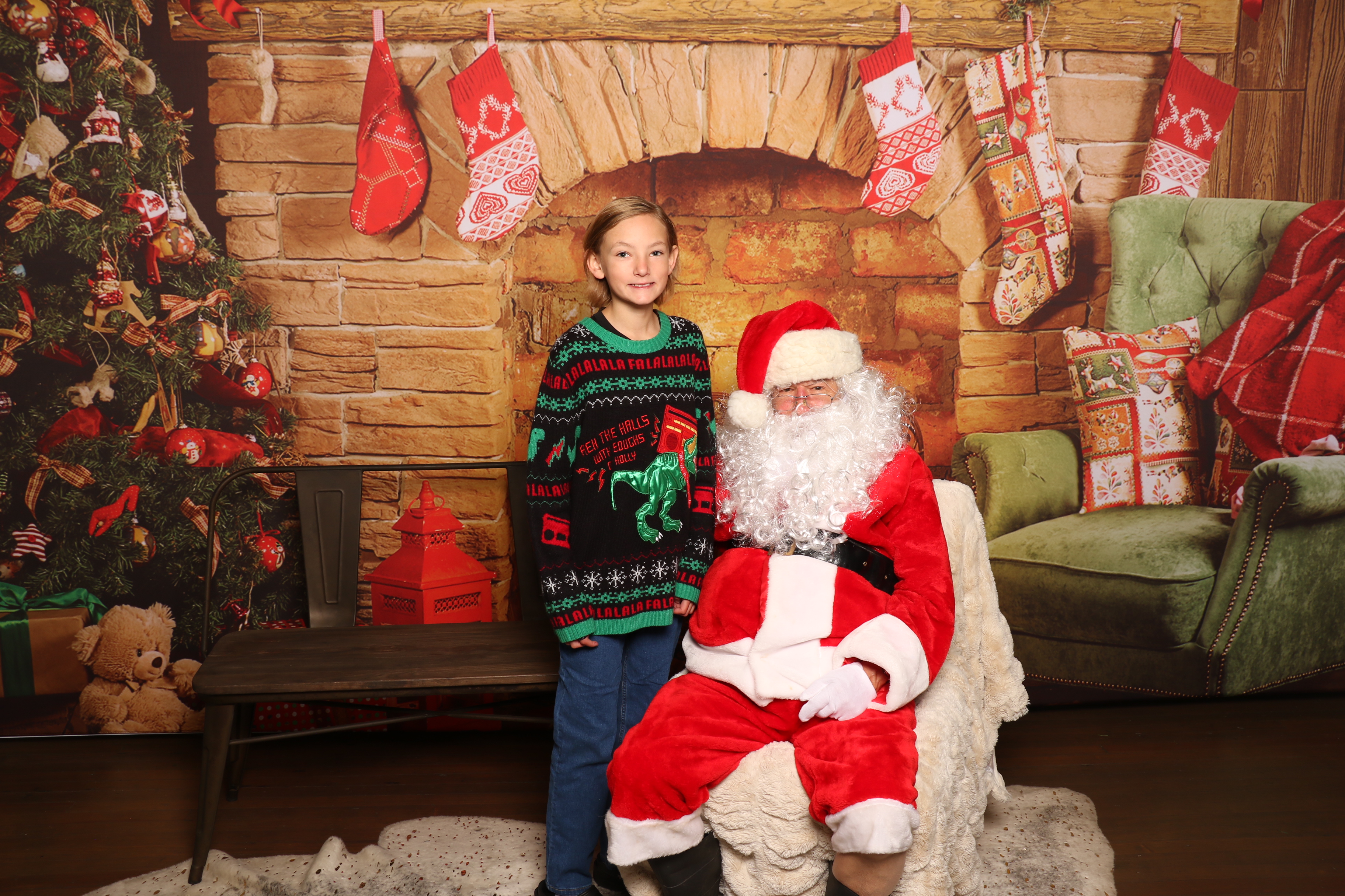 Horan RosenHagen Santa Photo | View more photos from the event at gallery.photoboothcincy.com/u/PhotoBoothCincy/Horan-RosenHagen-Santa-Photo