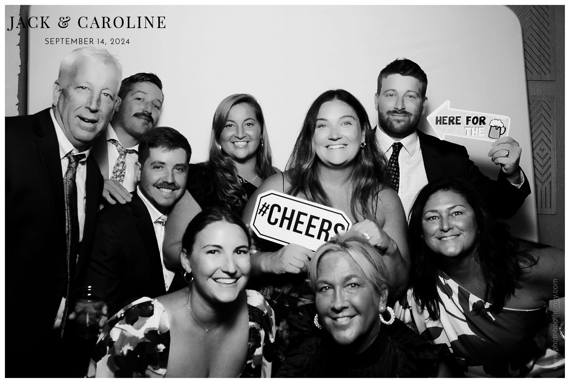 Jack & Caroline | View more photos from the event at gallery.photoboothcincy.com/u/PhotoBoothCincy/Jack-Caroline
