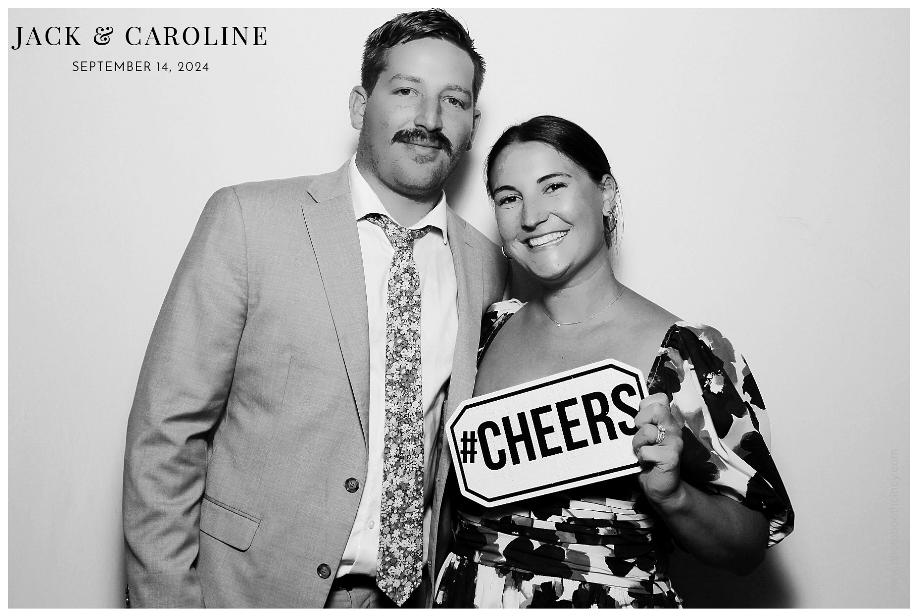 Jack & Caroline | View more photos from the event at gallery.photoboothcincy.com/u/PhotoBoothCincy/Jack-Caroline