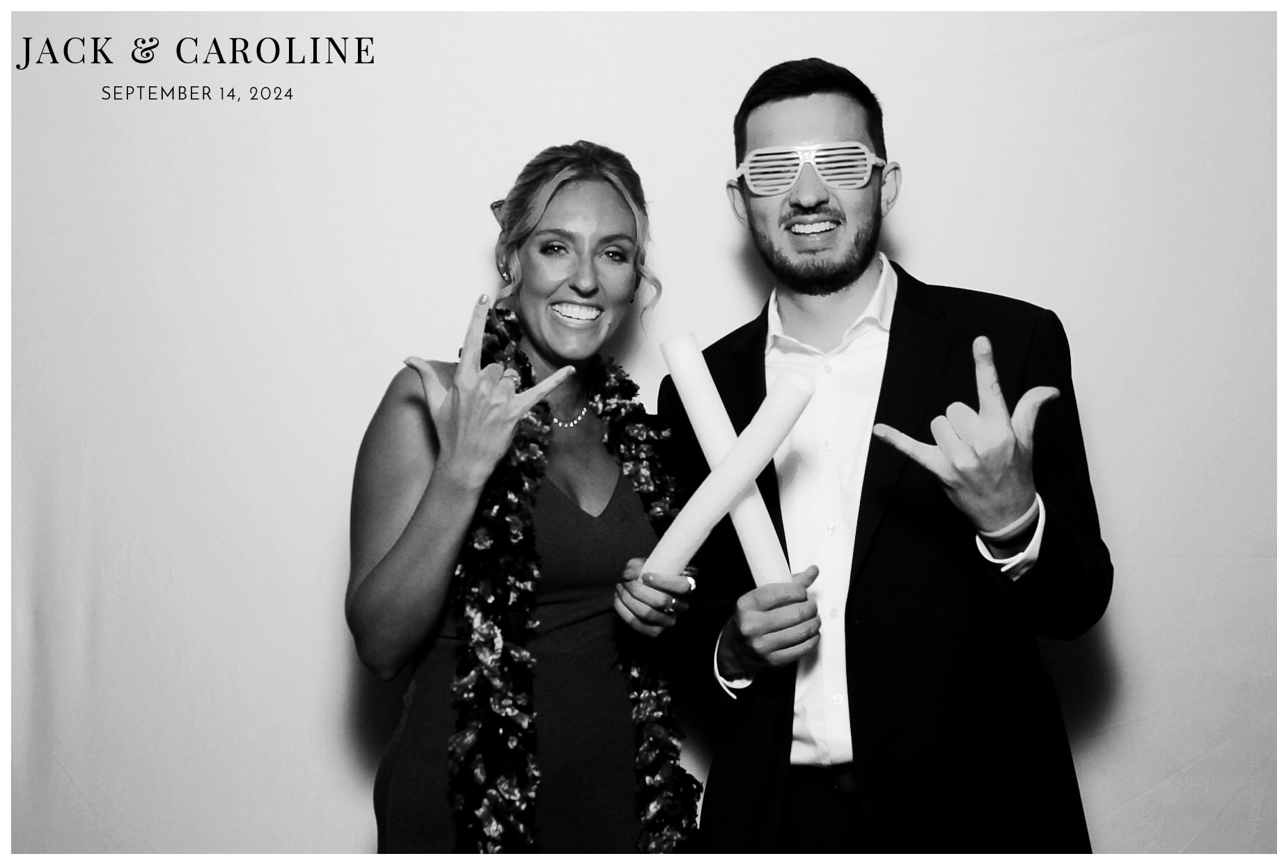 Jack & Caroline | View more photos from the event at gallery.photoboothcincy.com/u/PhotoBoothCincy/Jack-Caroline