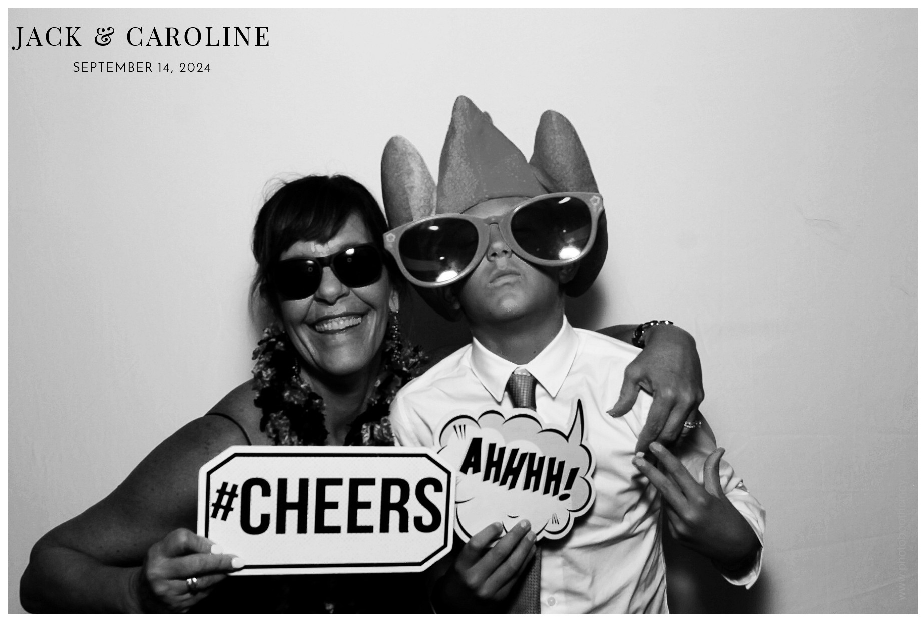 Jack & Caroline | View more photos from the event at gallery.photoboothcincy.com/u/PhotoBoothCincy/Jack-Caroline