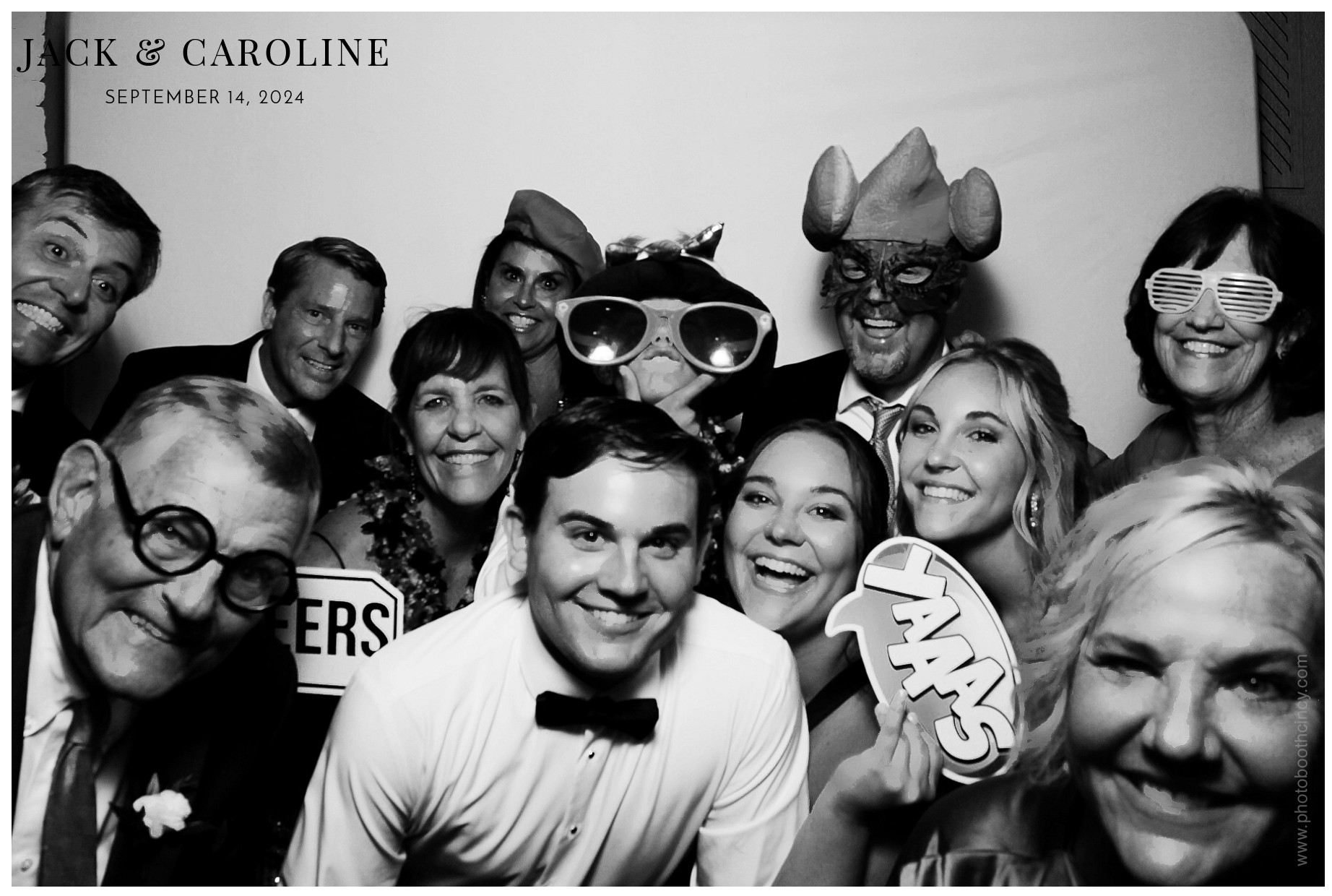 Jack & Caroline | View more photos from the event at gallery.photoboothcincy.com/u/PhotoBoothCincy/Jack-Caroline