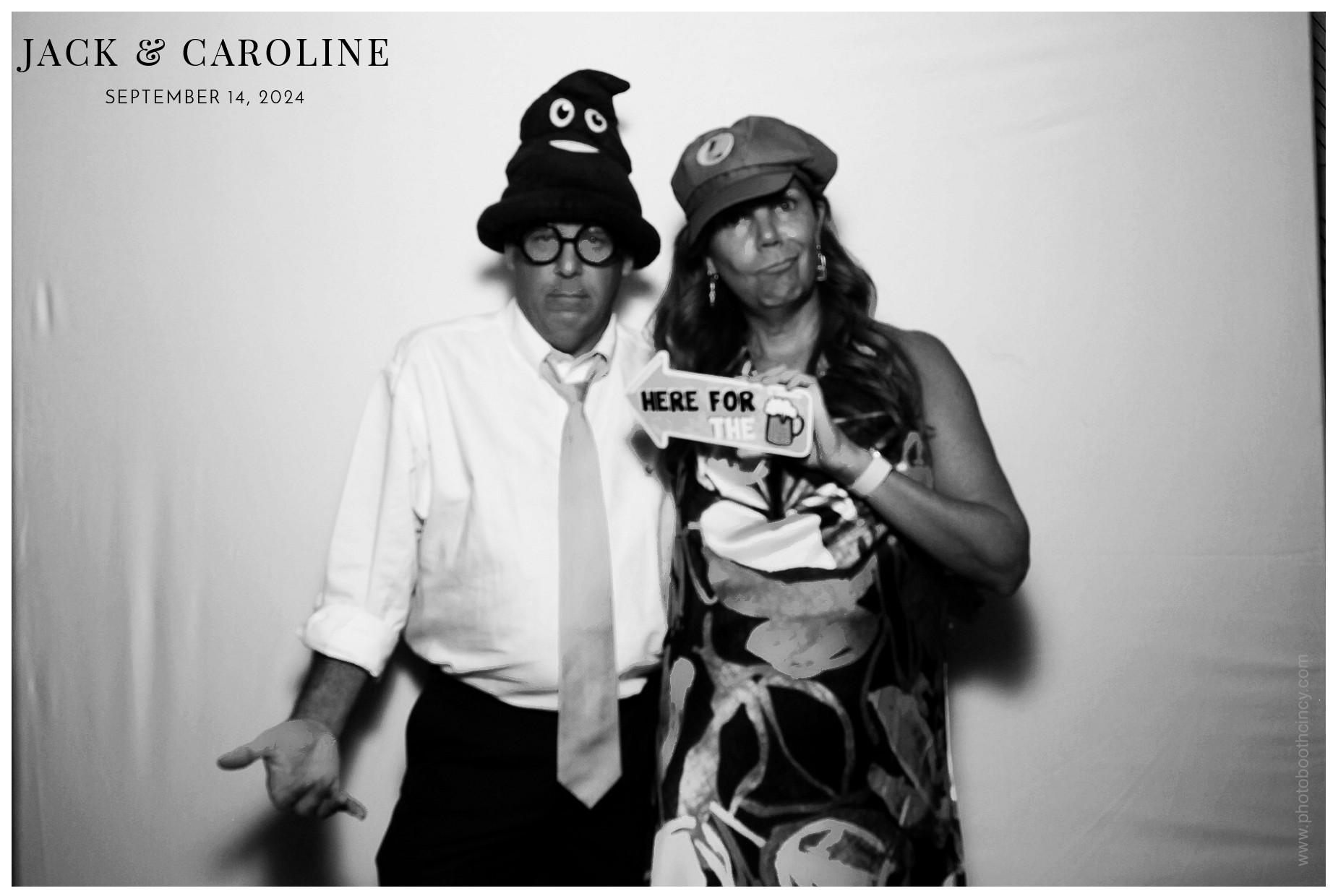Jack & Caroline | View more photos from the event at gallery.photoboothcincy.com/u/PhotoBoothCincy/Jack-Caroline
