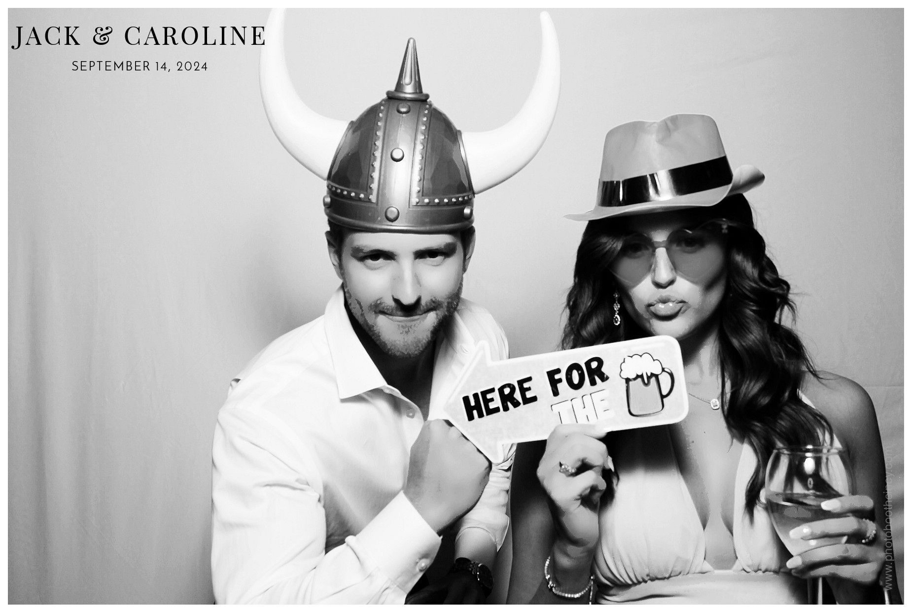Jack & Caroline | View more photos from the event at gallery.photoboothcincy.com/u/PhotoBoothCincy/Jack-Caroline