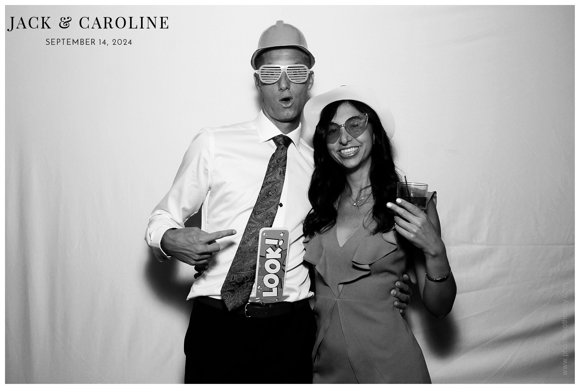 Jack & Caroline | View more photos from the event at gallery.photoboothcincy.com/u/PhotoBoothCincy/Jack-Caroline