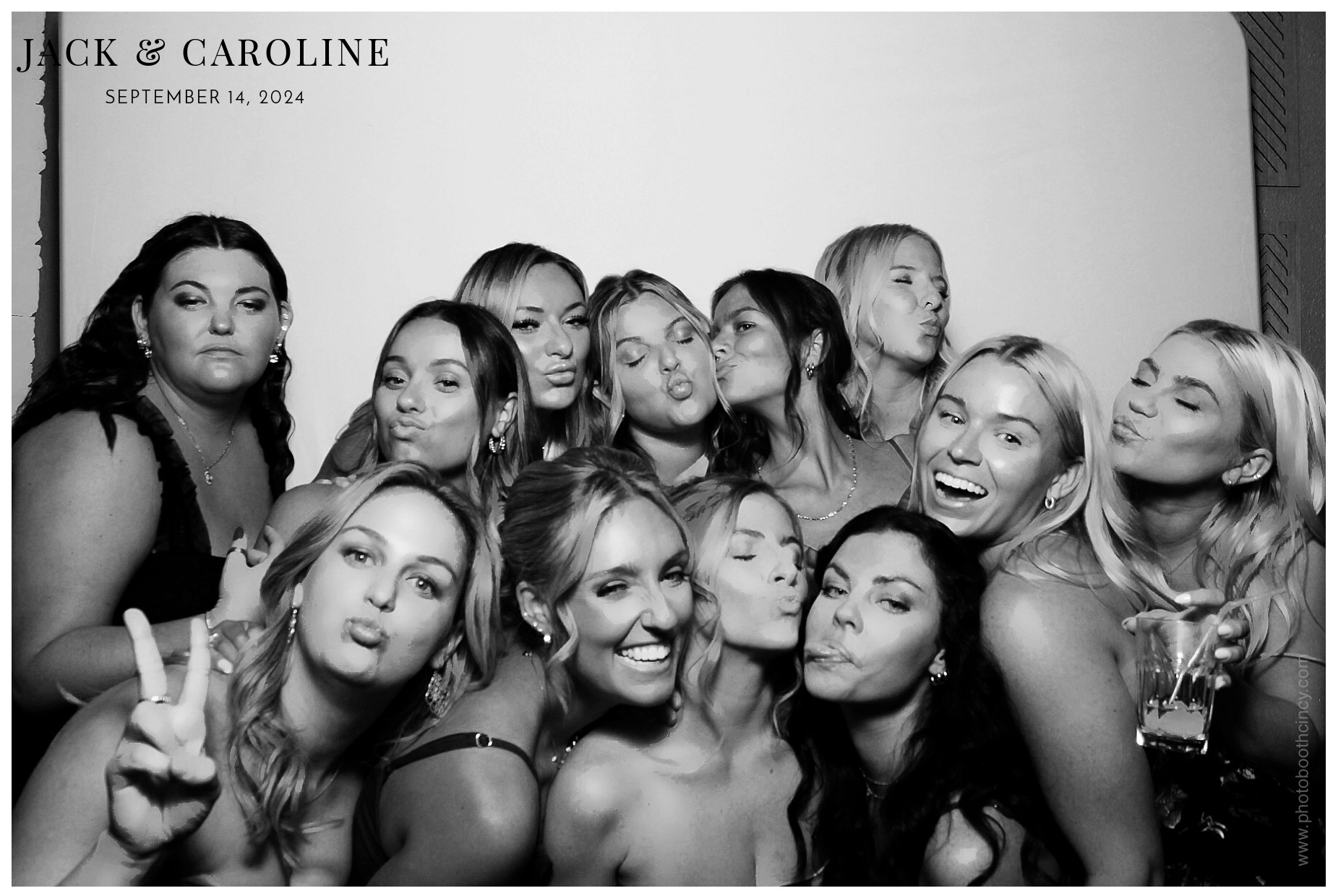 Jack & Caroline | View more photos from the event at gallery.photoboothcincy.com/u/PhotoBoothCincy/Jack-Caroline
