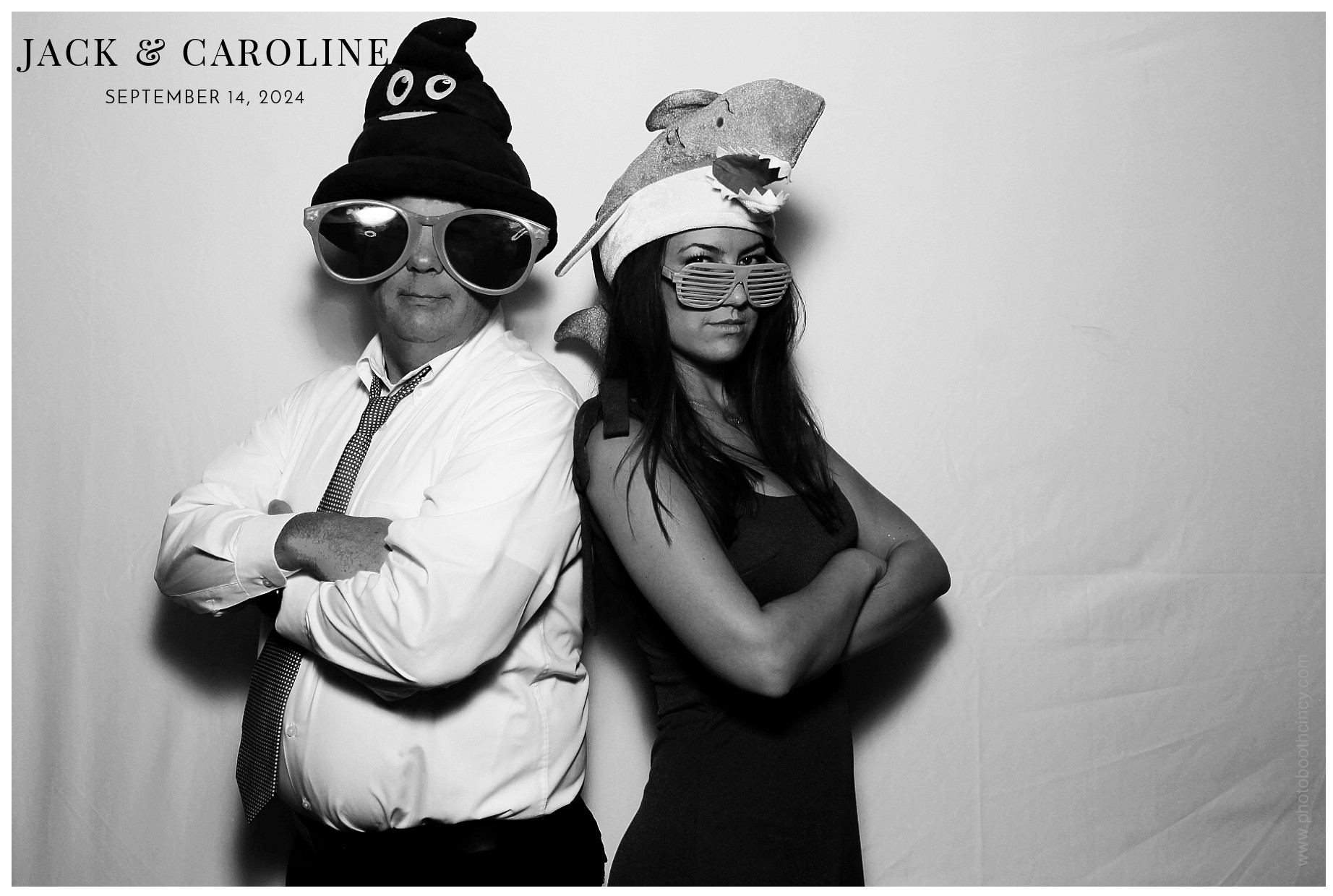 Jack & Caroline | View more photos from the event at gallery.photoboothcincy.com/u/PhotoBoothCincy/Jack-Caroline