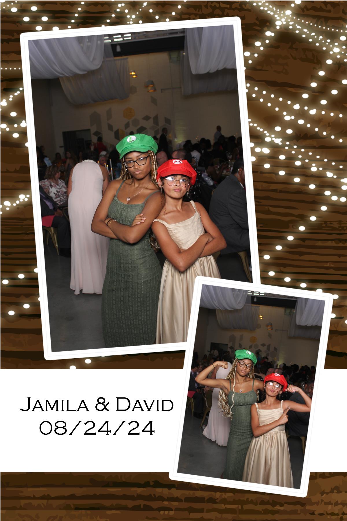 Jamila & David | View more photos from the event at gallery.photoboothcincy.com/u/PhotoBoothCincy/Jamila-David
