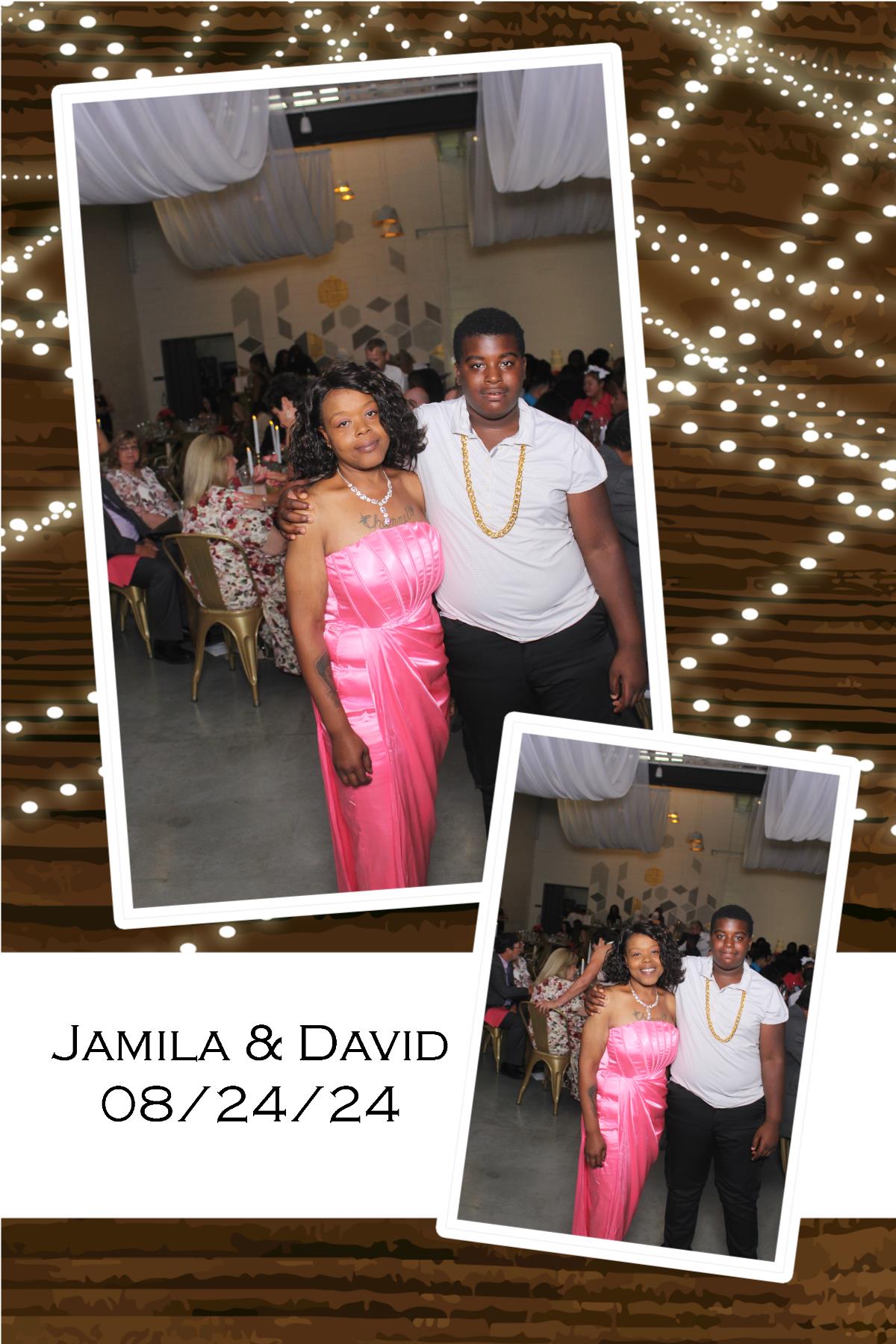Jamila & David | View more photos from the event at gallery.photoboothcincy.com/u/PhotoBoothCincy/Jamila-David