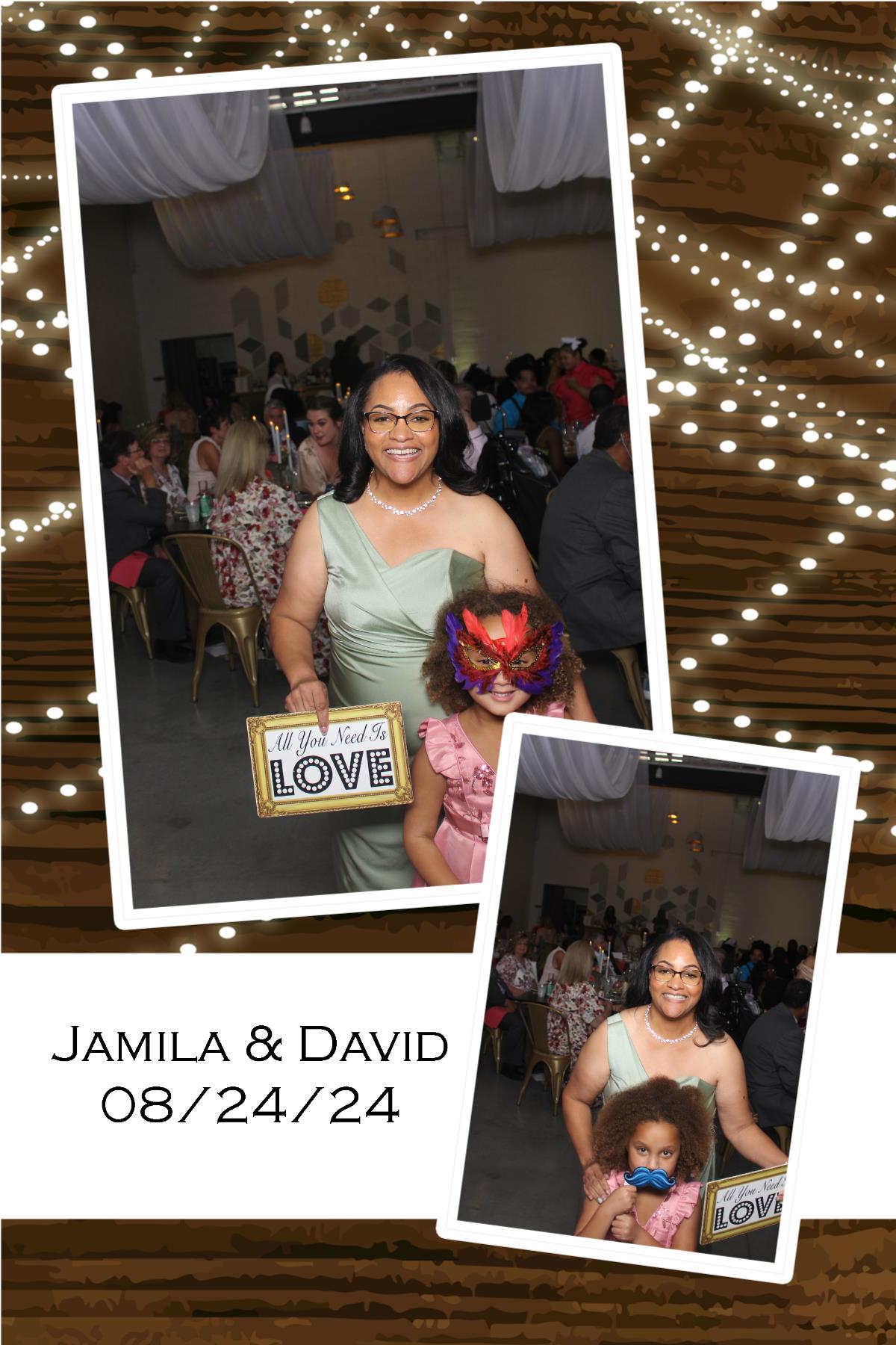 Jamila & David | View more photos from the event at gallery.photoboothcincy.com/u/PhotoBoothCincy/Jamila-David