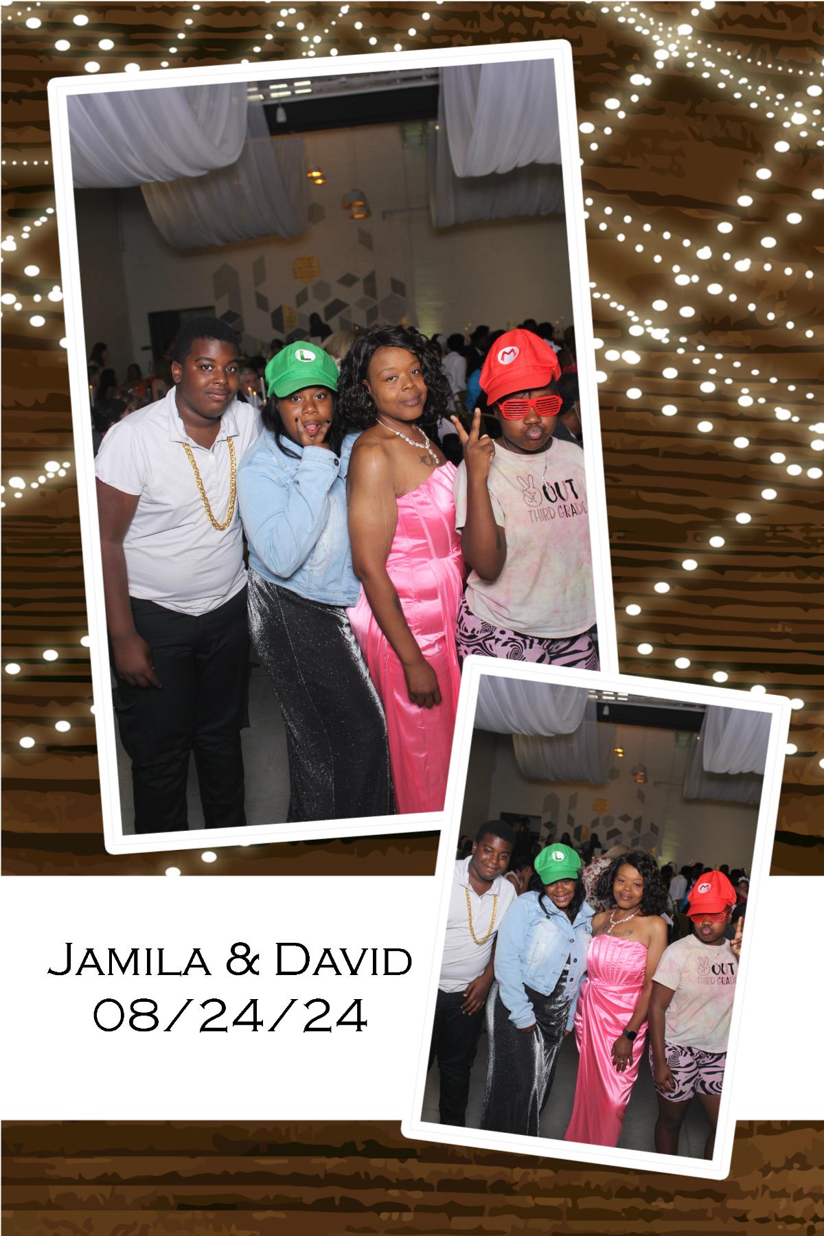 Jamila & David | View more photos from the event at gallery.photoboothcincy.com/u/PhotoBoothCincy/Jamila-David