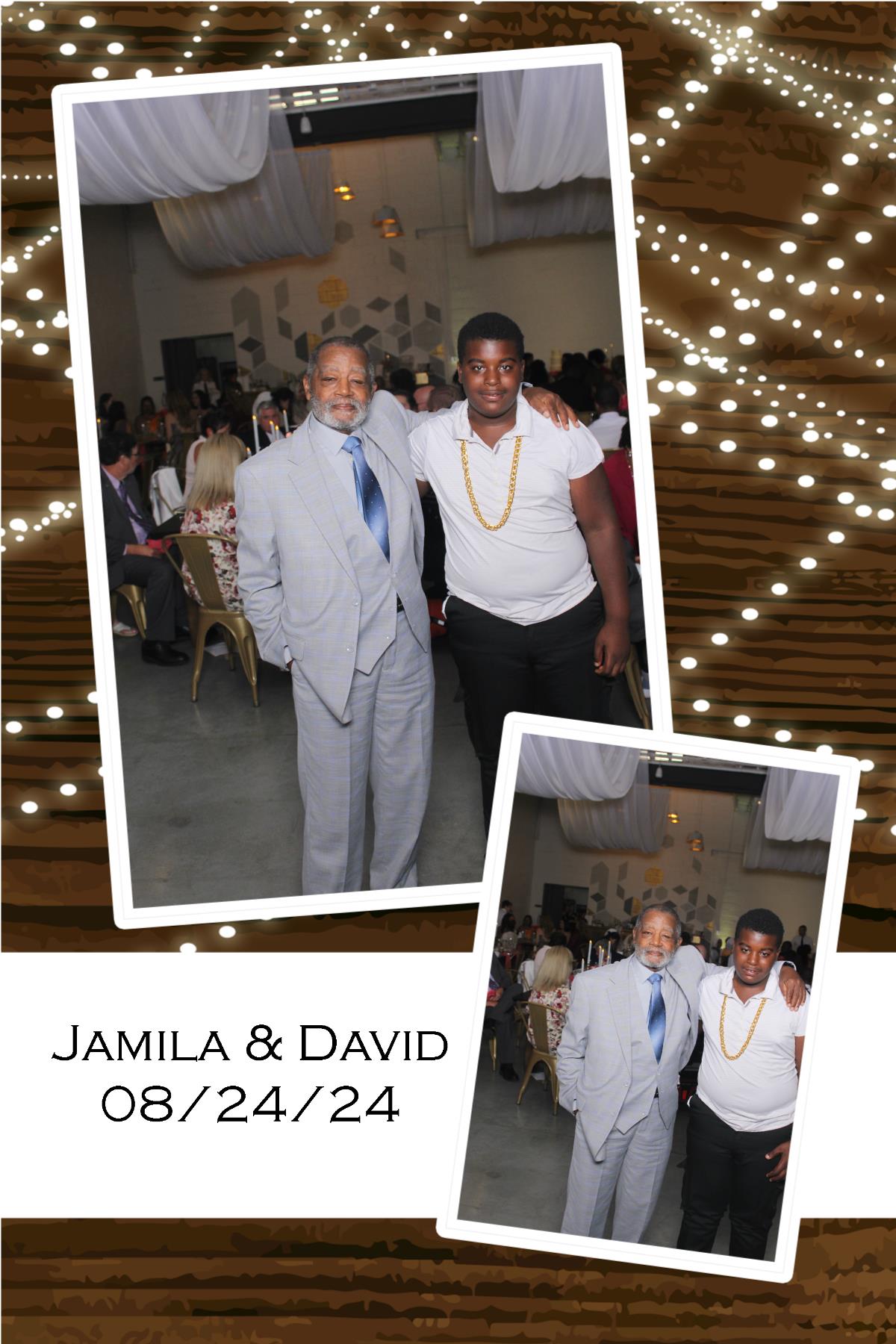 Jamila & David | View more photos from the event at gallery.photoboothcincy.com/u/PhotoBoothCincy/Jamila-David