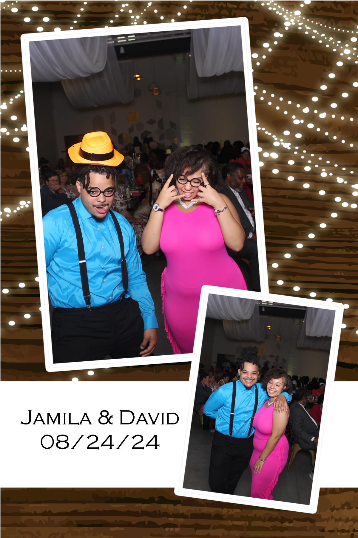 Jamila & David | View more photos from the event at gallery.photoboothcincy.com/u/PhotoBoothCincy/Jamila-David