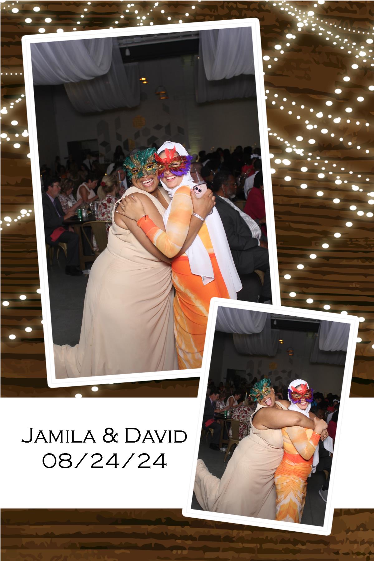 Jamila & David | View more photos from the event at gallery.photoboothcincy.com/u/PhotoBoothCincy/Jamila-David