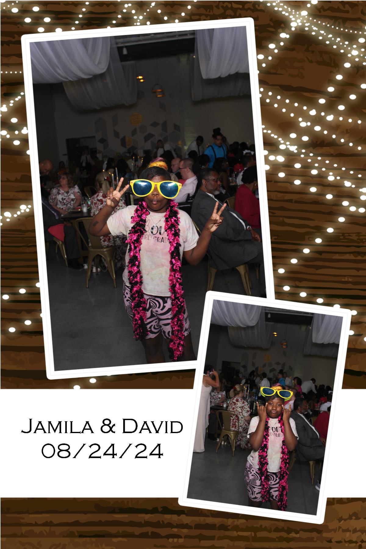 Jamila & David | View more photos from the event at gallery.photoboothcincy.com/u/PhotoBoothCincy/Jamila-David