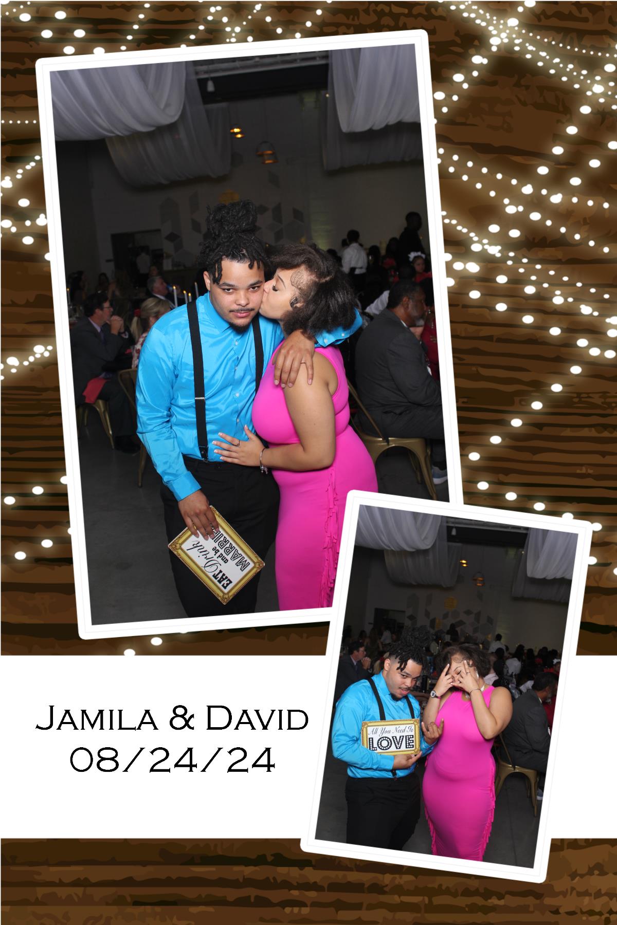 Jamila & David | View more photos from the event at gallery.photoboothcincy.com/u/PhotoBoothCincy/Jamila-David