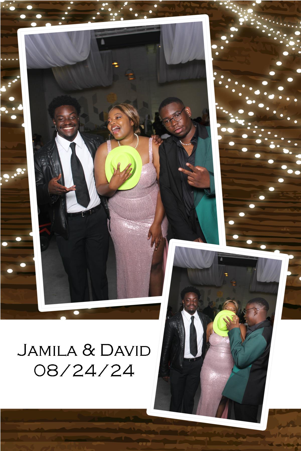 Jamila & David | View more photos from the event at gallery.photoboothcincy.com/u/PhotoBoothCincy/Jamila-David