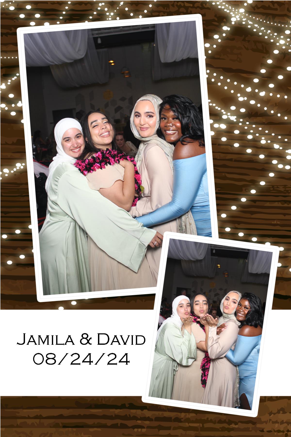 Jamila & David | View more photos from the event at gallery.photoboothcincy.com/u/PhotoBoothCincy/Jamila-David