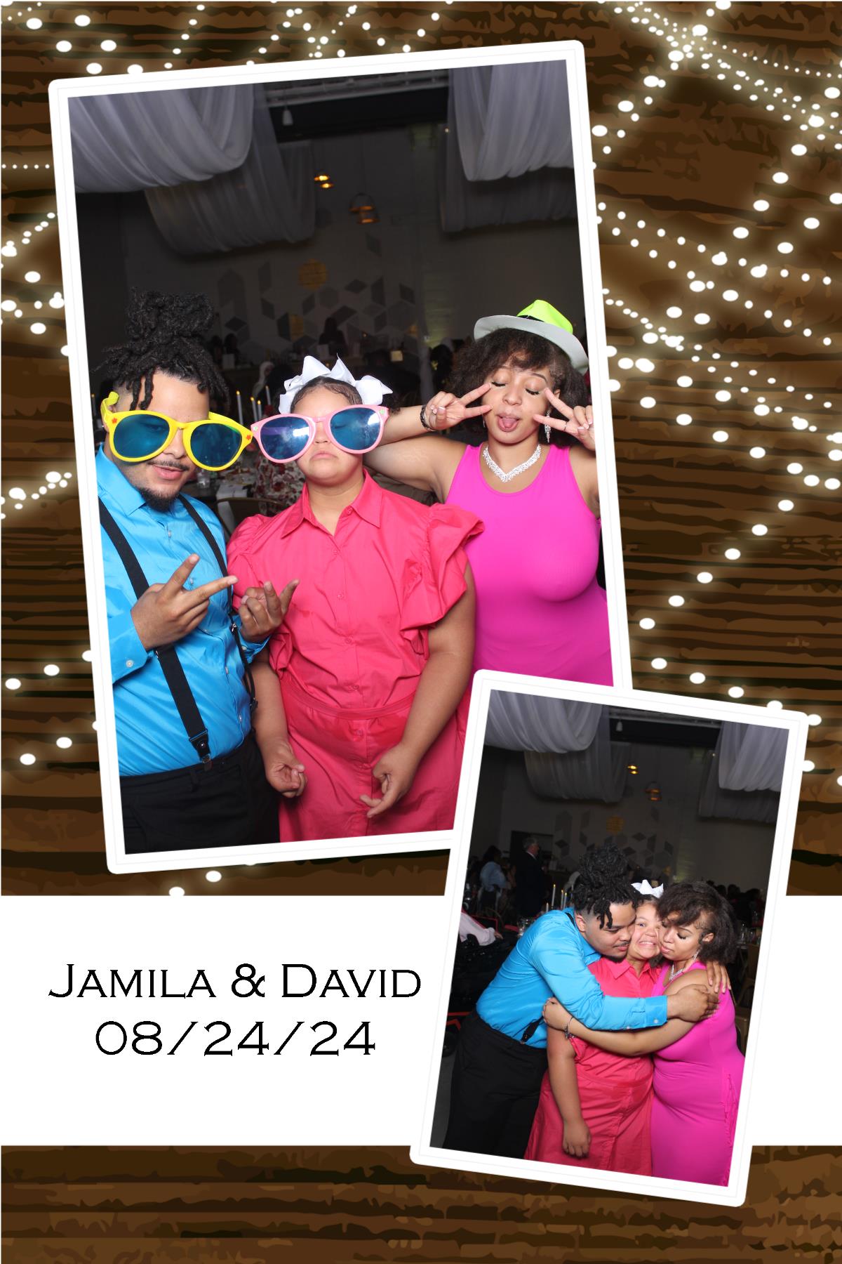 Jamila & David | View more photos from the event at gallery.photoboothcincy.com/u/PhotoBoothCincy/Jamila-David