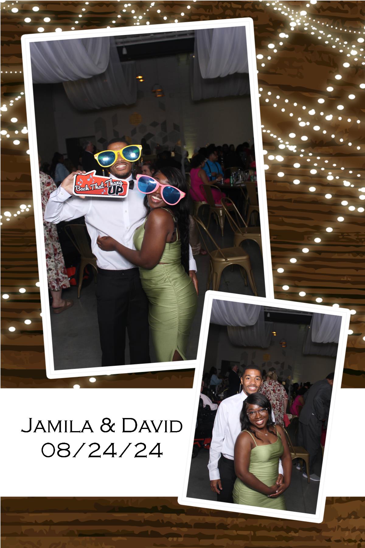 Jamila & David | View more photos from the event at gallery.photoboothcincy.com/u/PhotoBoothCincy/Jamila-David