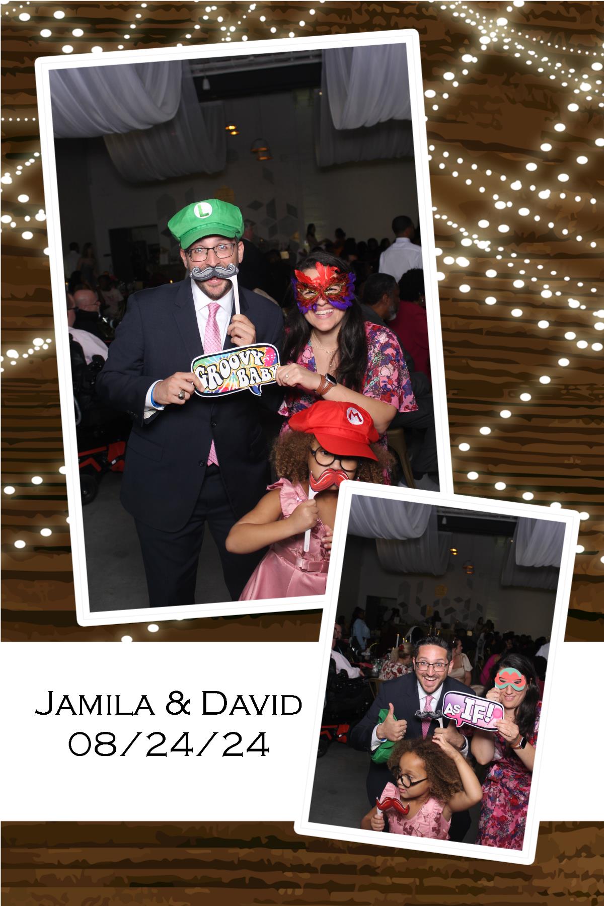 Jamila & David | View more photos from the event at gallery.photoboothcincy.com/u/PhotoBoothCincy/Jamila-David