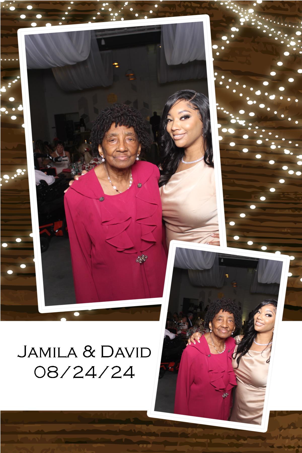 Jamila & David | View more photos from the event at gallery.photoboothcincy.com/u/PhotoBoothCincy/Jamila-David