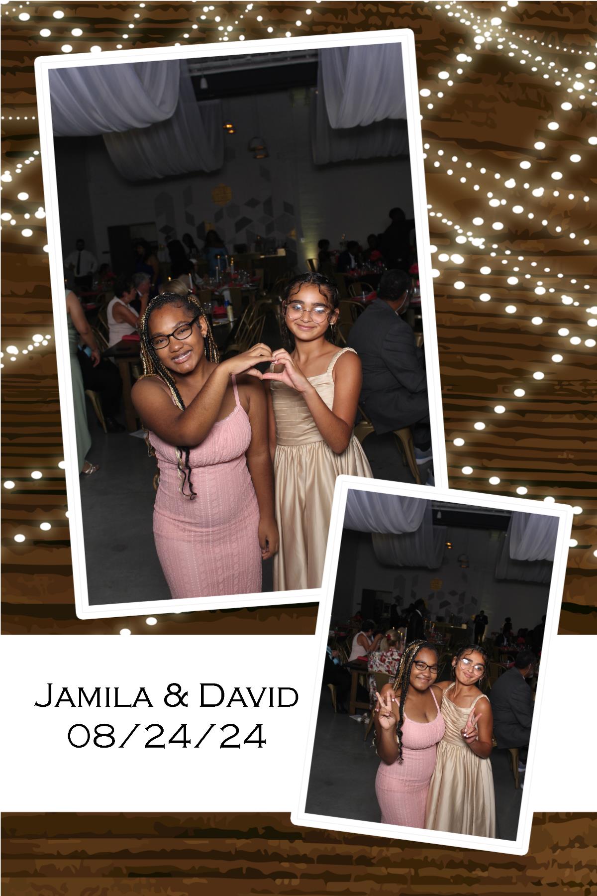 Jamila & David | View more photos from the event at gallery.photoboothcincy.com/u/PhotoBoothCincy/Jamila-David
