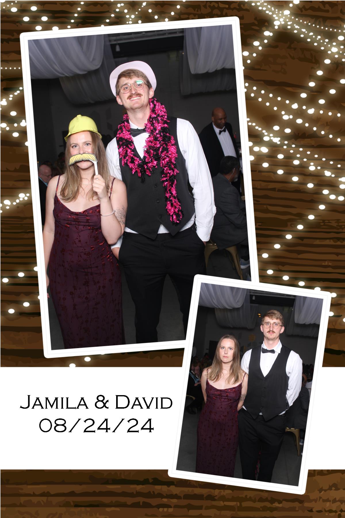Jamila & David | View more photos from the event at gallery.photoboothcincy.com/u/PhotoBoothCincy/Jamila-David