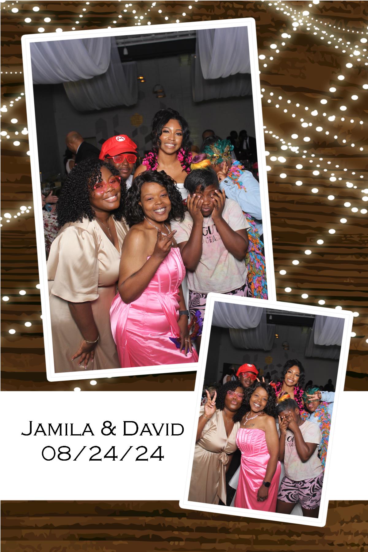 Jamila & David | View more photos from the event at gallery.photoboothcincy.com/u/PhotoBoothCincy/Jamila-David