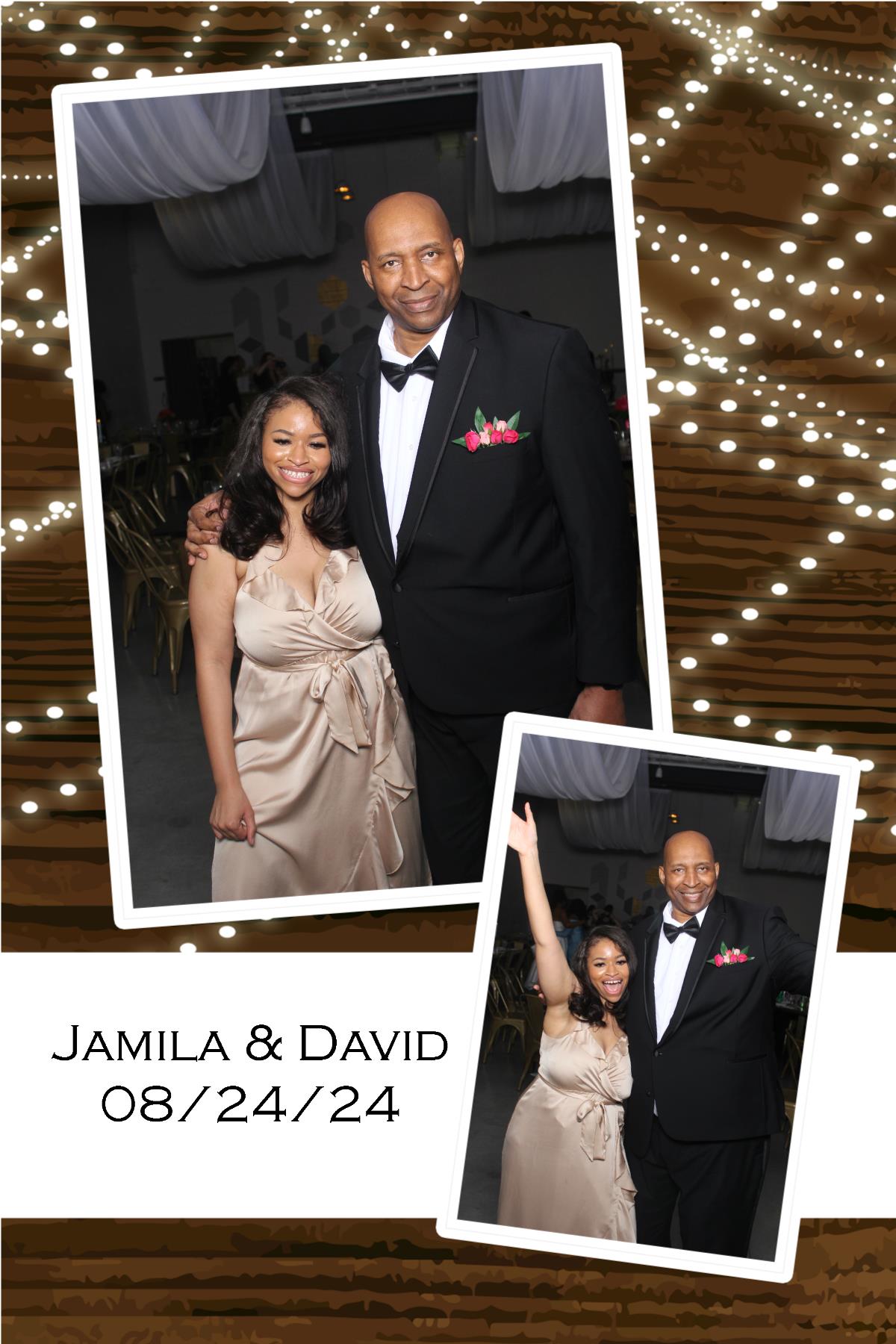 Jamila & David | View more photos from the event at gallery.photoboothcincy.com/u/PhotoBoothCincy/Jamila-David