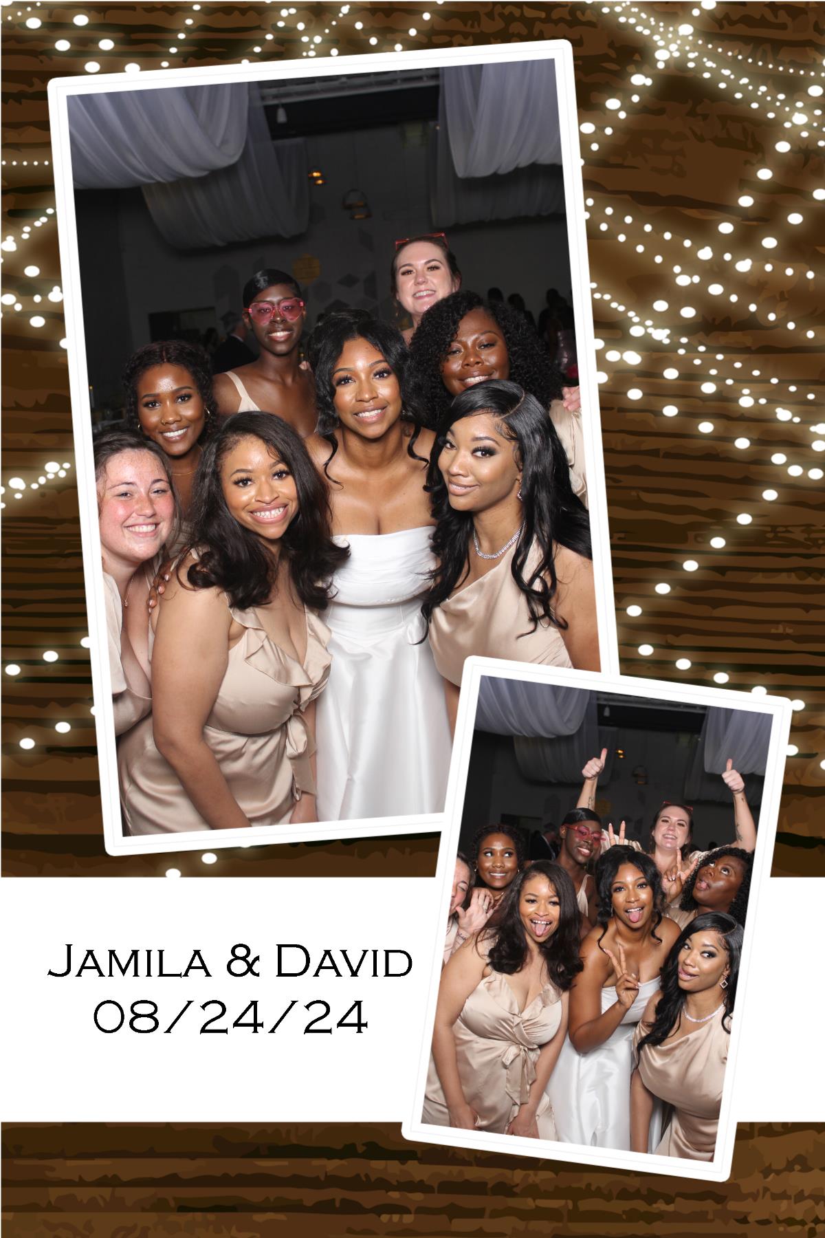 Jamila & David | View more photos from the event at gallery.photoboothcincy.com/u/PhotoBoothCincy/Jamila-David