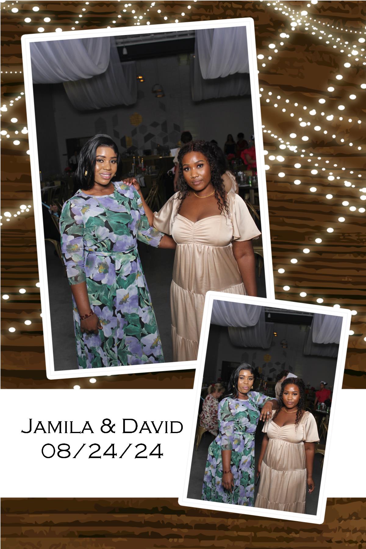 Jamila & David | View more photos from the event at gallery.photoboothcincy.com/u/PhotoBoothCincy/Jamila-David