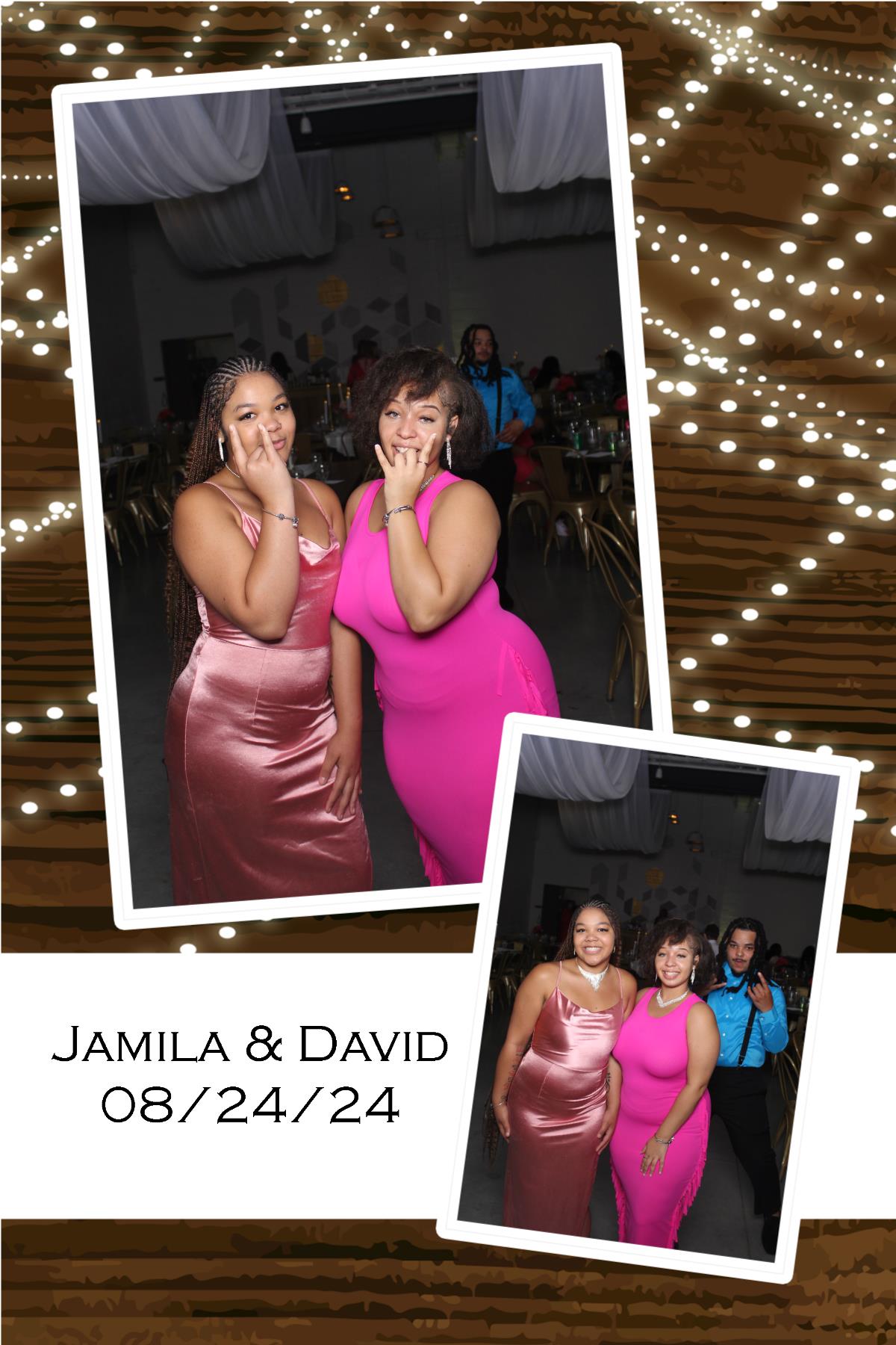 Jamila & David | View more photos from the event at gallery.photoboothcincy.com/u/PhotoBoothCincy/Jamila-David