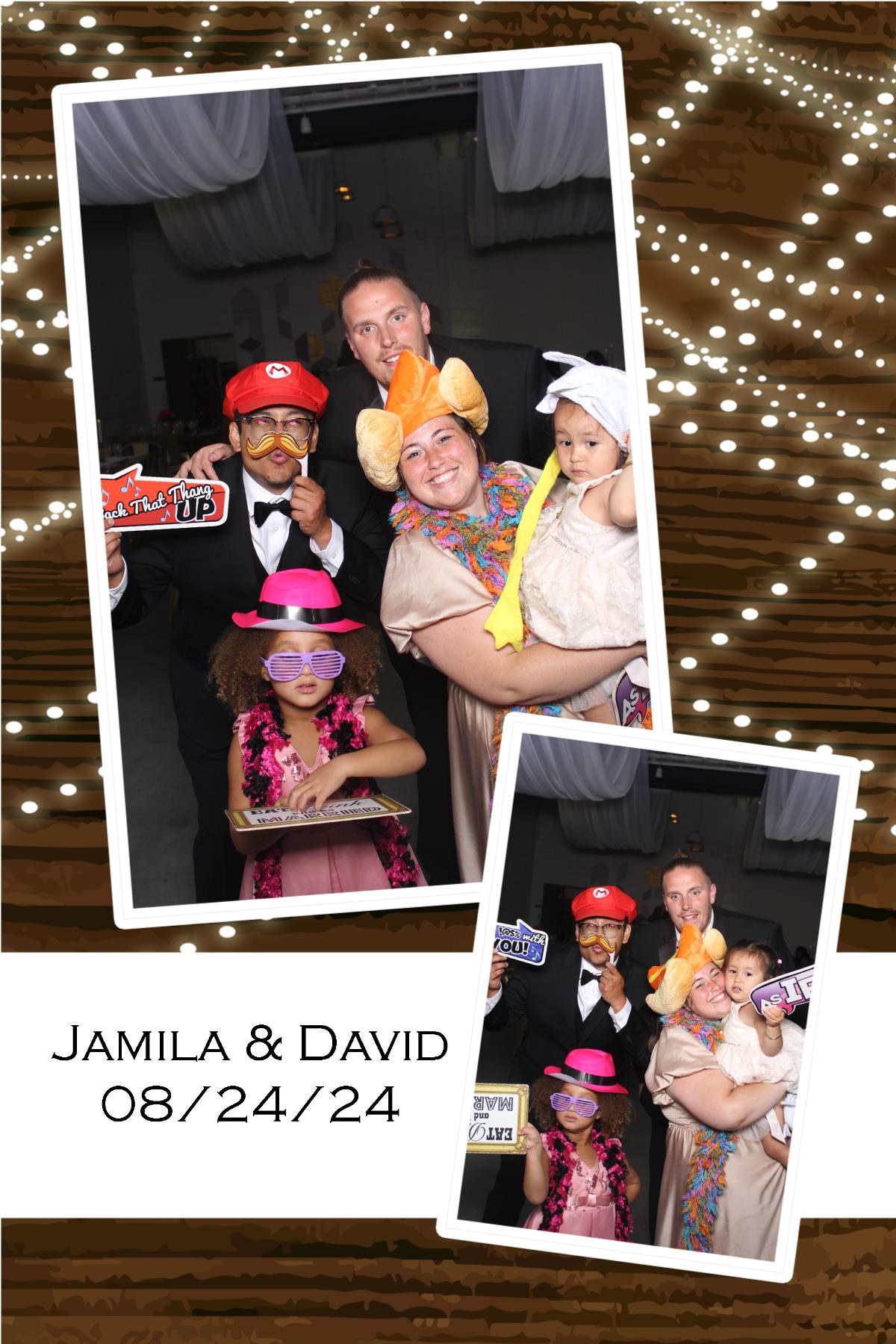 Jamila & David | View more photos from the event at gallery.photoboothcincy.com/u/PhotoBoothCincy/Jamila-David
