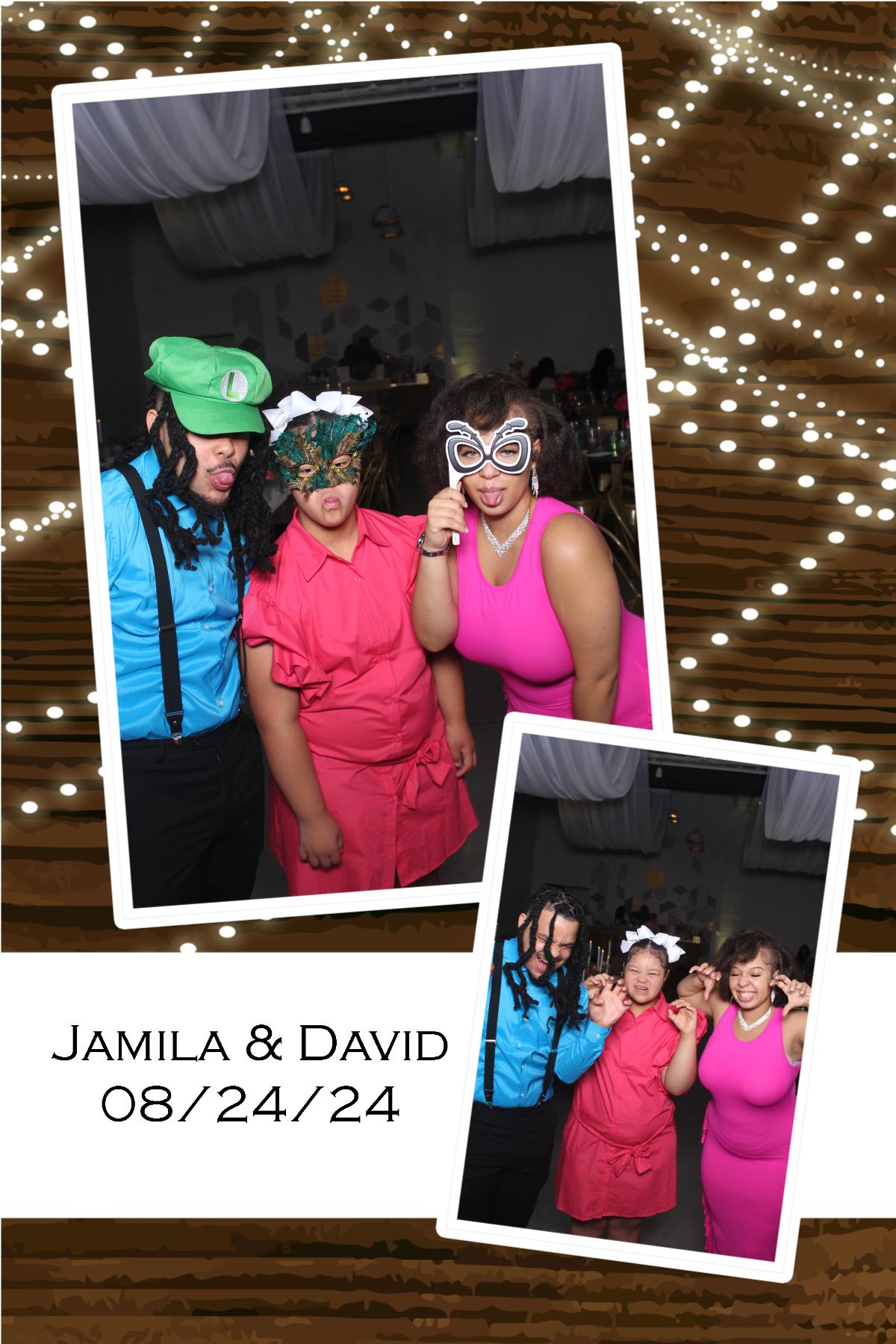 Jamila & David | View more photos from the event at gallery.photoboothcincy.com/u/PhotoBoothCincy/Jamila-David
