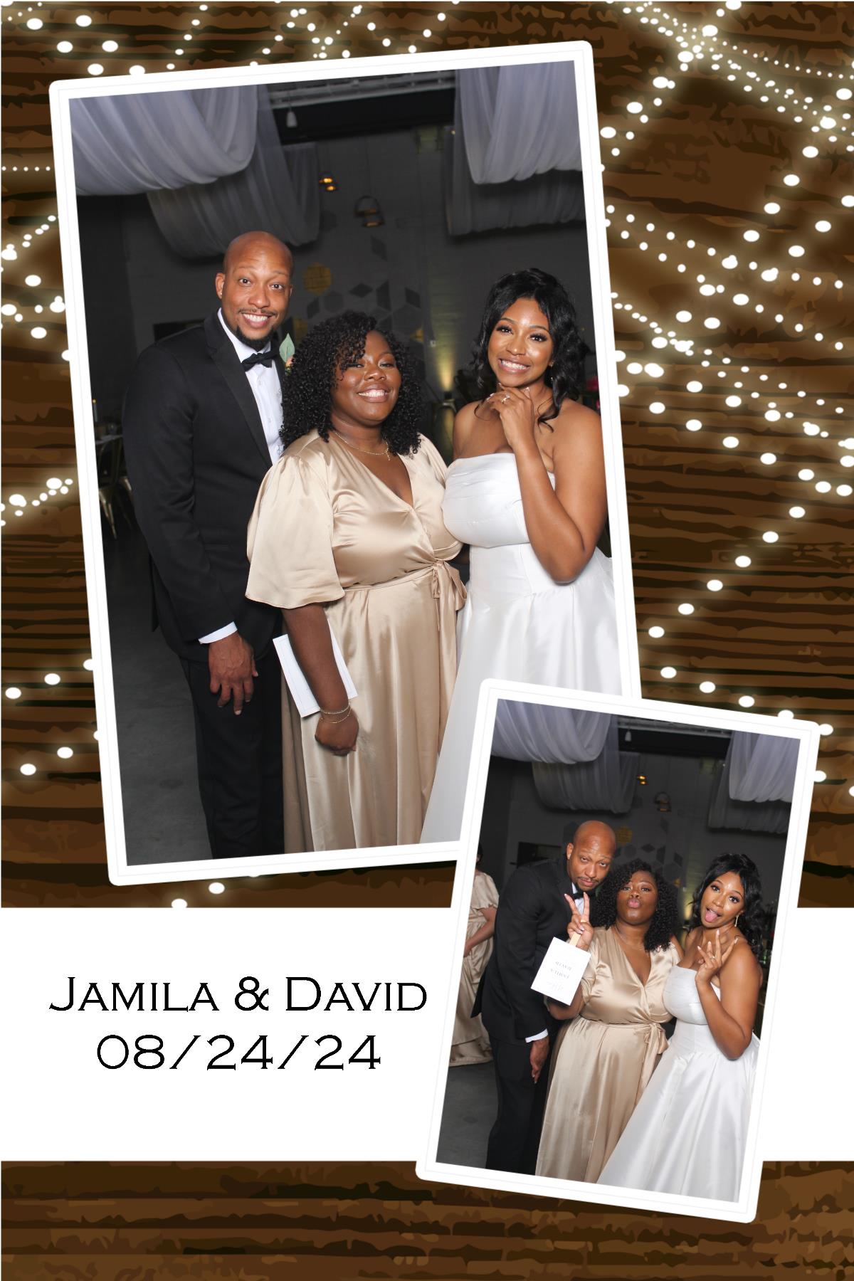 Jamila & David | View more photos from the event at gallery.photoboothcincy.com/u/PhotoBoothCincy/Jamila-David