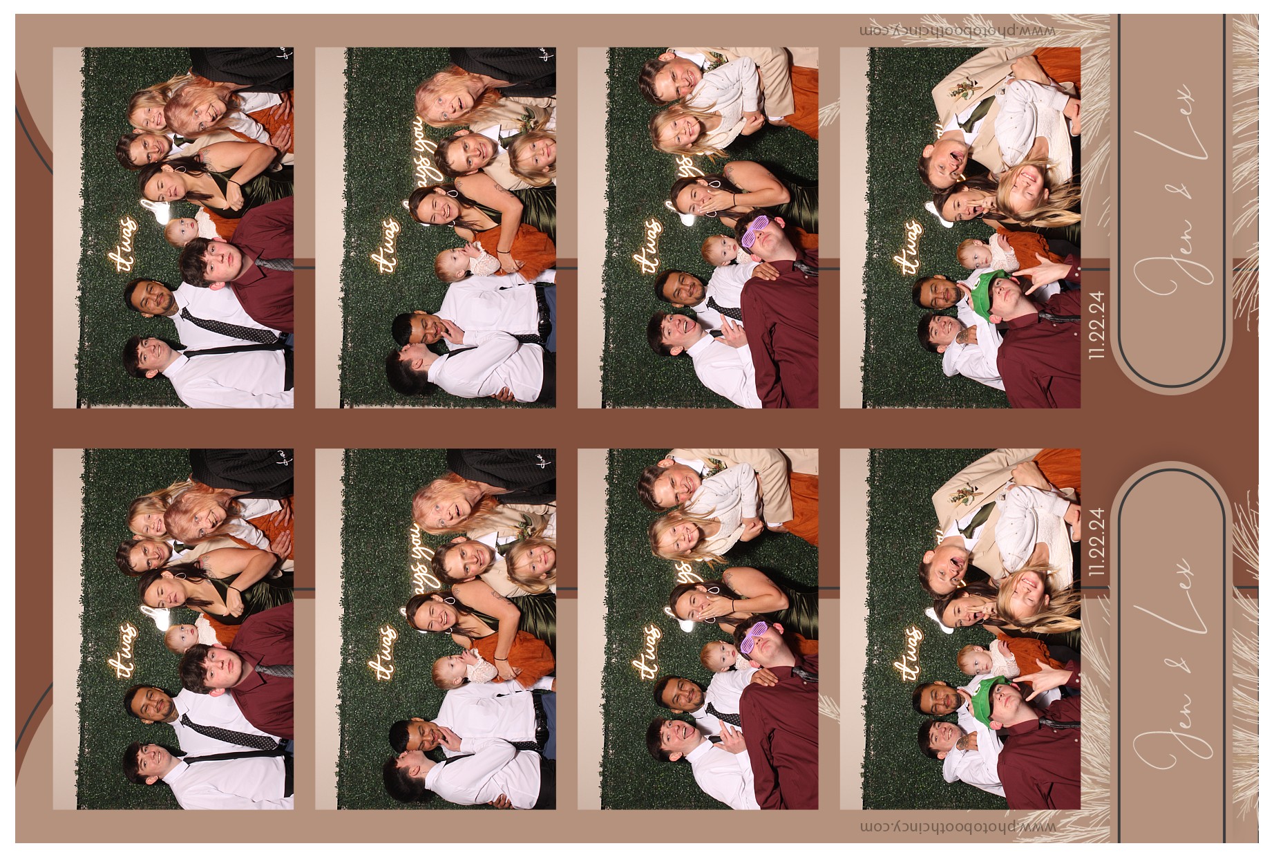 Jen & Lex Walsh  | View more photos from the event at gallery.photoboothcincy.com/u/PhotoBoothCincy/Jen-Lex-Walsh