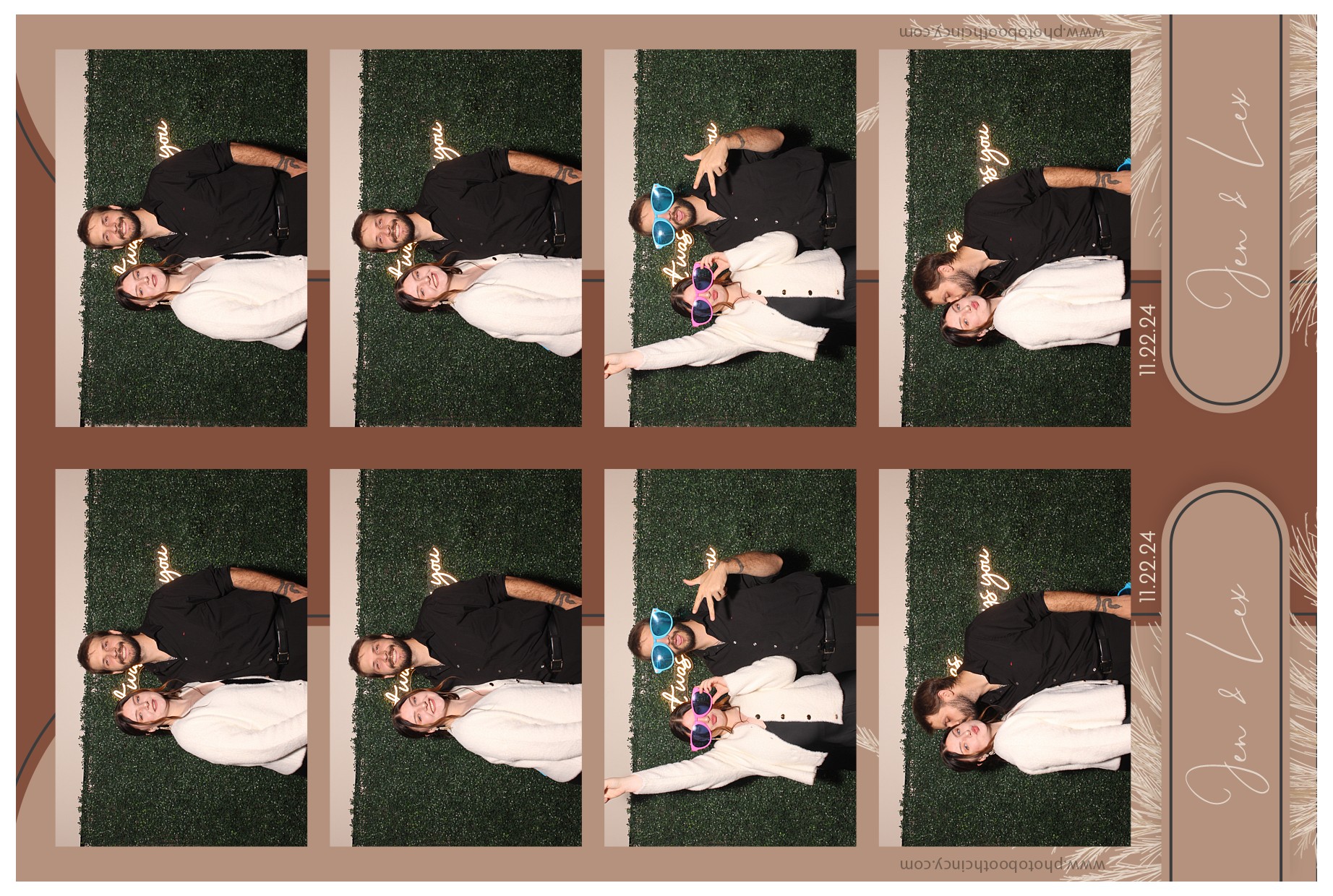 Jen & Lex Walsh  | View more photos from the event at gallery.photoboothcincy.com/u/PhotoBoothCincy/Jen-Lex-Walsh