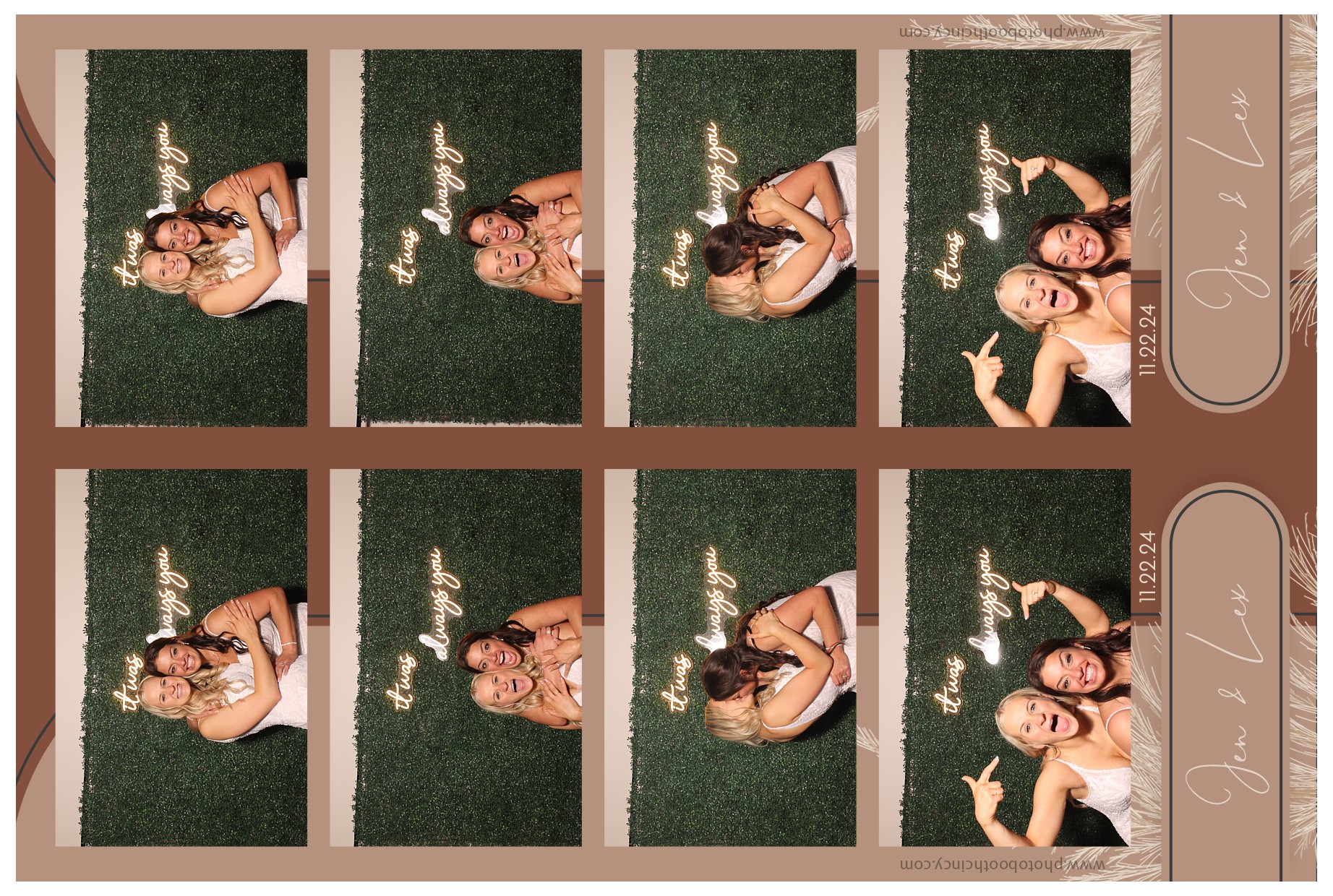 Jen & Lex Walsh  | View more photos from the event at gallery.photoboothcincy.com/u/PhotoBoothCincy/Jen-Lex-Walsh