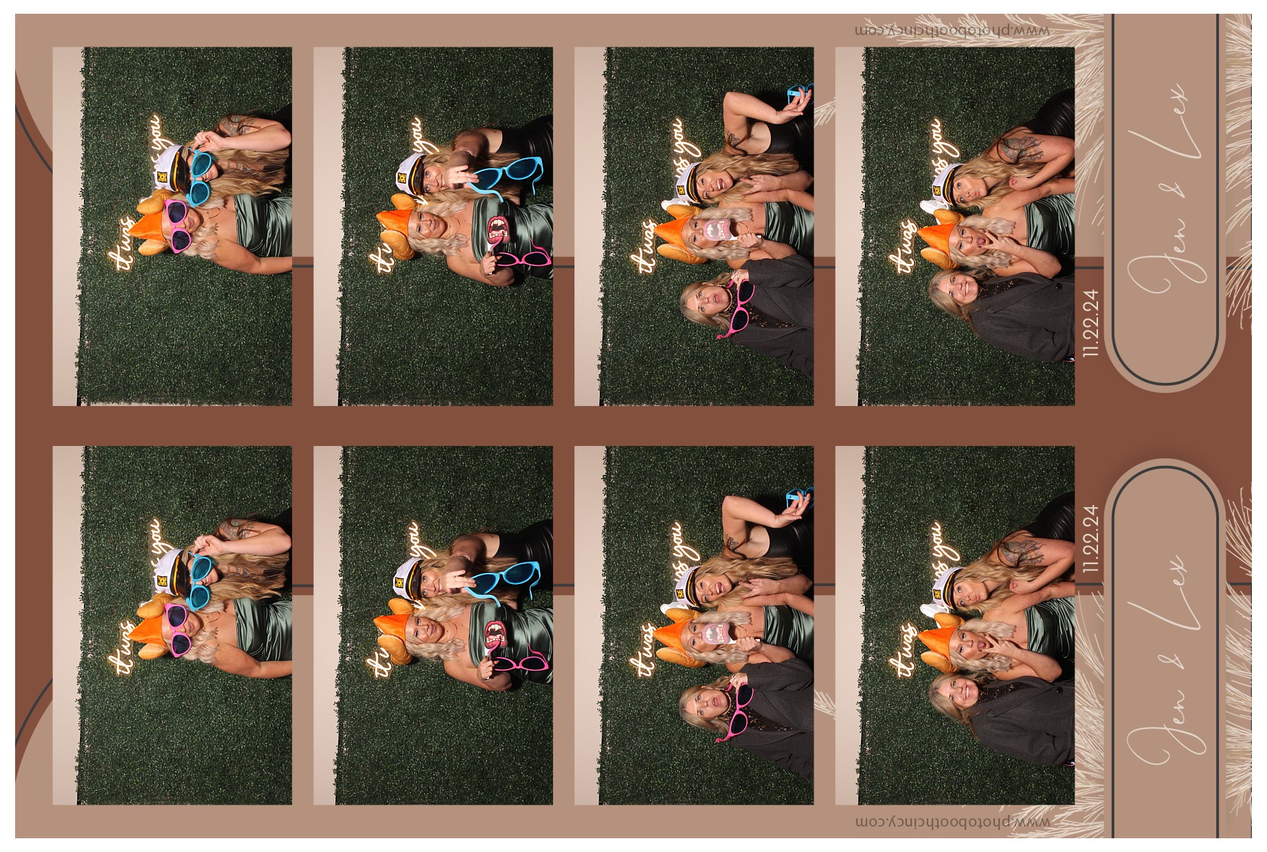 Jen & Lex Walsh  | View more photos from the event at gallery.photoboothcincy.com/u/PhotoBoothCincy/Jen-Lex-Walsh