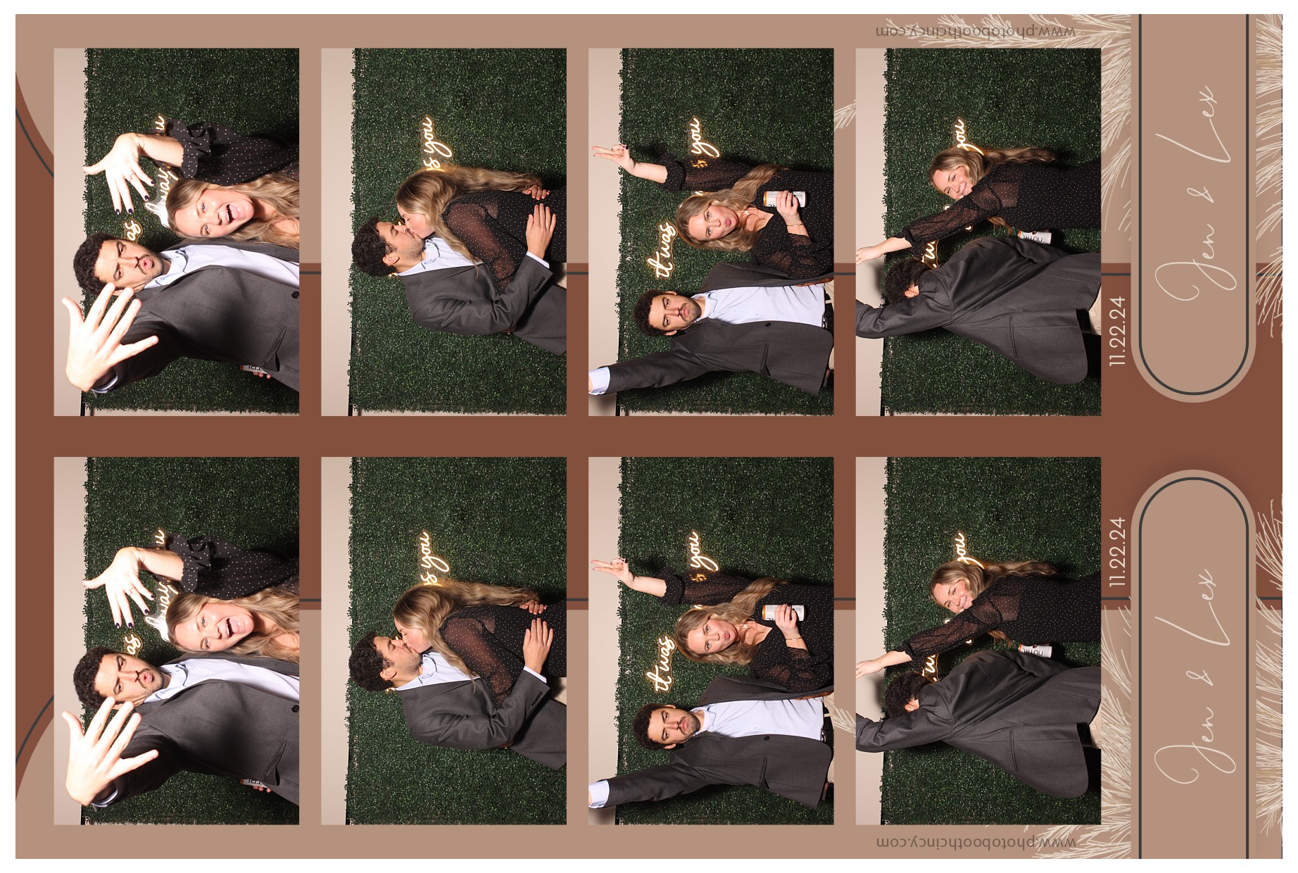 Jen & Lex Walsh  | View more photos from the event at gallery.photoboothcincy.com/u/PhotoBoothCincy/Jen-Lex-Walsh