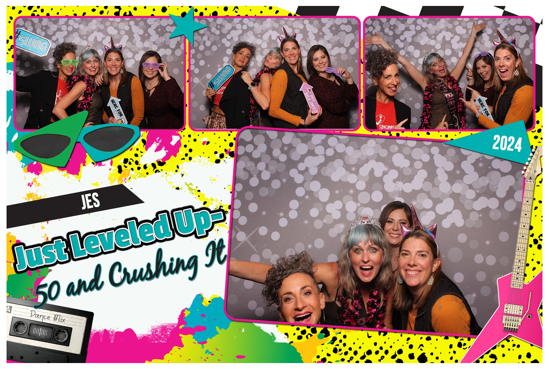 Jes' 50th Birthday!  | View more photos from the event at gallery.photoboothcincy.com/u/PhotoBoothCincy/Jes-50th-Birthday
