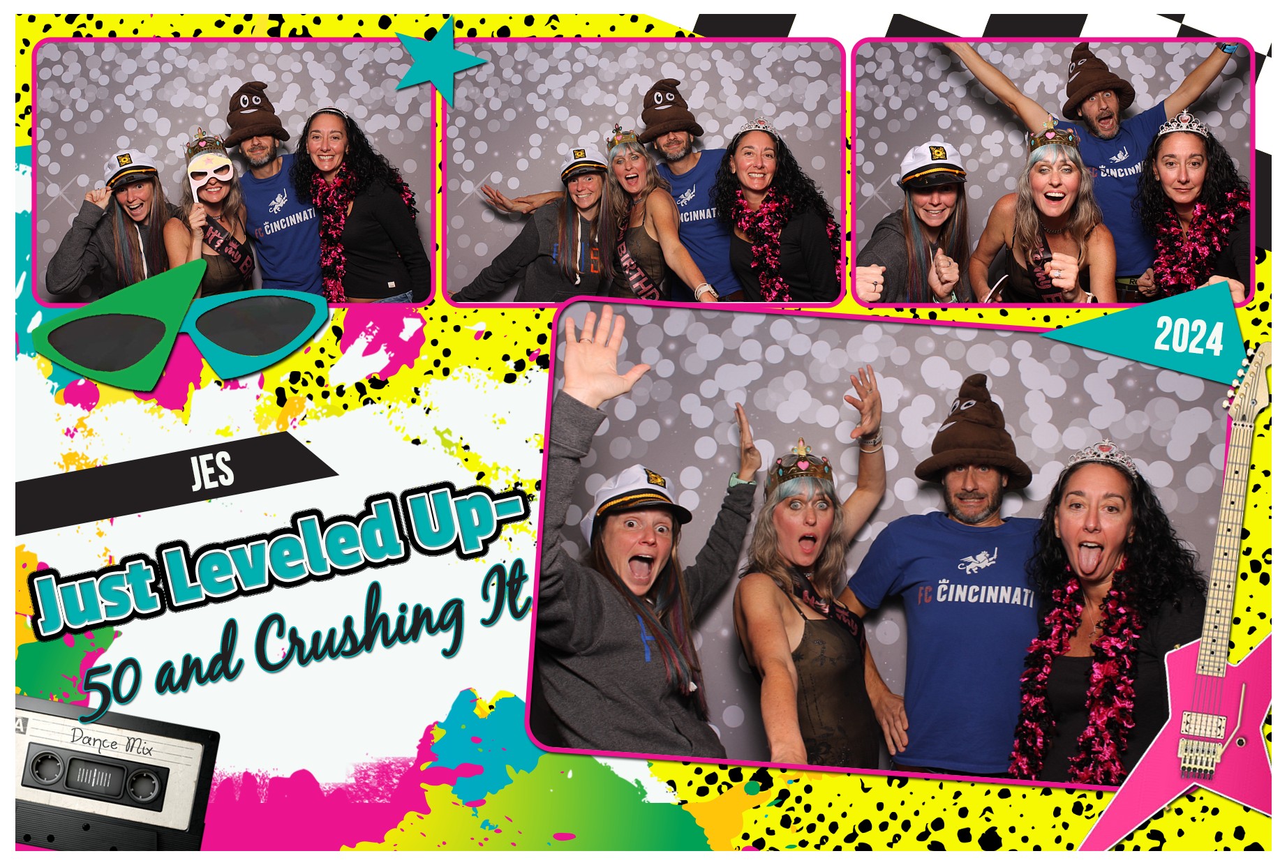 Jes' 50th Birthday!  | View more photos from the event at gallery.photoboothcincy.com/u/PhotoBoothCincy/Jes-50th-Birthday