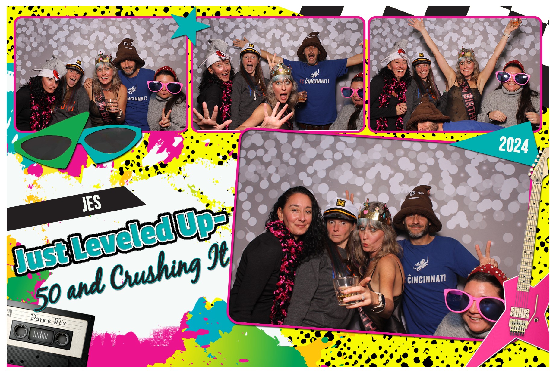 Jes' 50th Birthday!  | View more photos from the event at gallery.photoboothcincy.com/u/PhotoBoothCincy/Jes-50th-Birthday