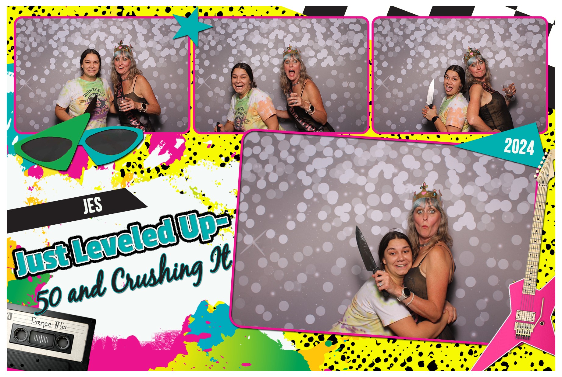 Jes' 50th Birthday!  | View more photos from the event at gallery.photoboothcincy.com/u/PhotoBoothCincy/Jes-50th-Birthday