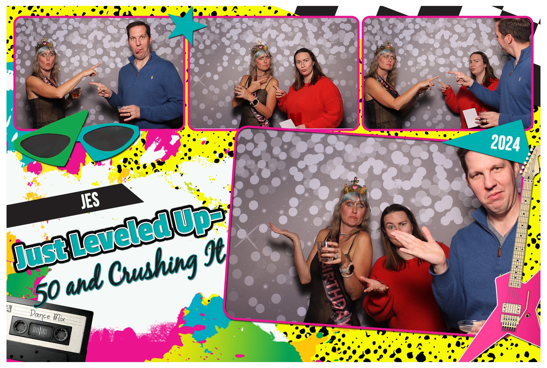 Jes' 50th Birthday!  | View more photos from the event at gallery.photoboothcincy.com/u/PhotoBoothCincy/Jes-50th-Birthday