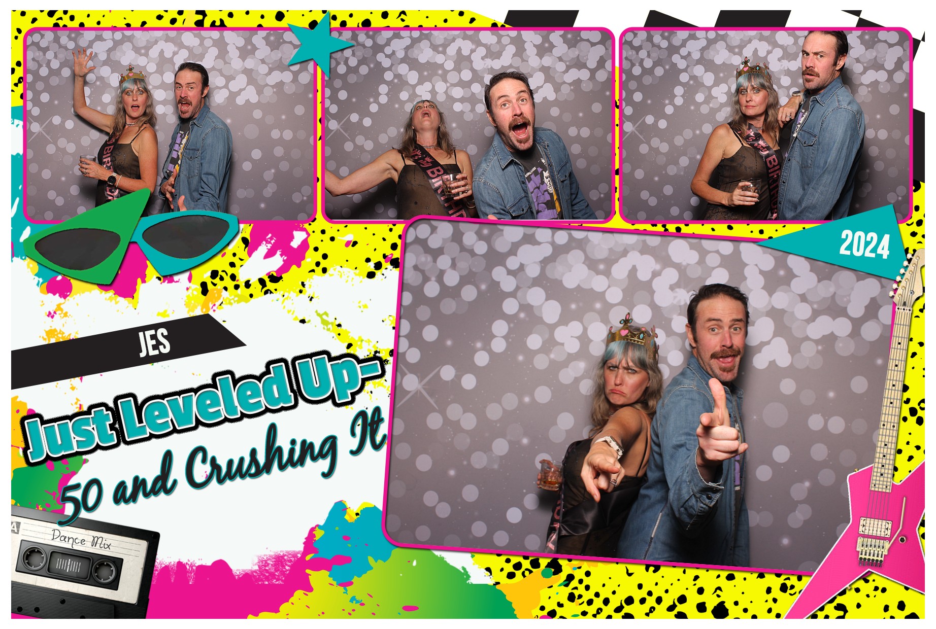 Jes' 50th Birthday!  | View more photos from the event at gallery.photoboothcincy.com/u/PhotoBoothCincy/Jes-50th-Birthday