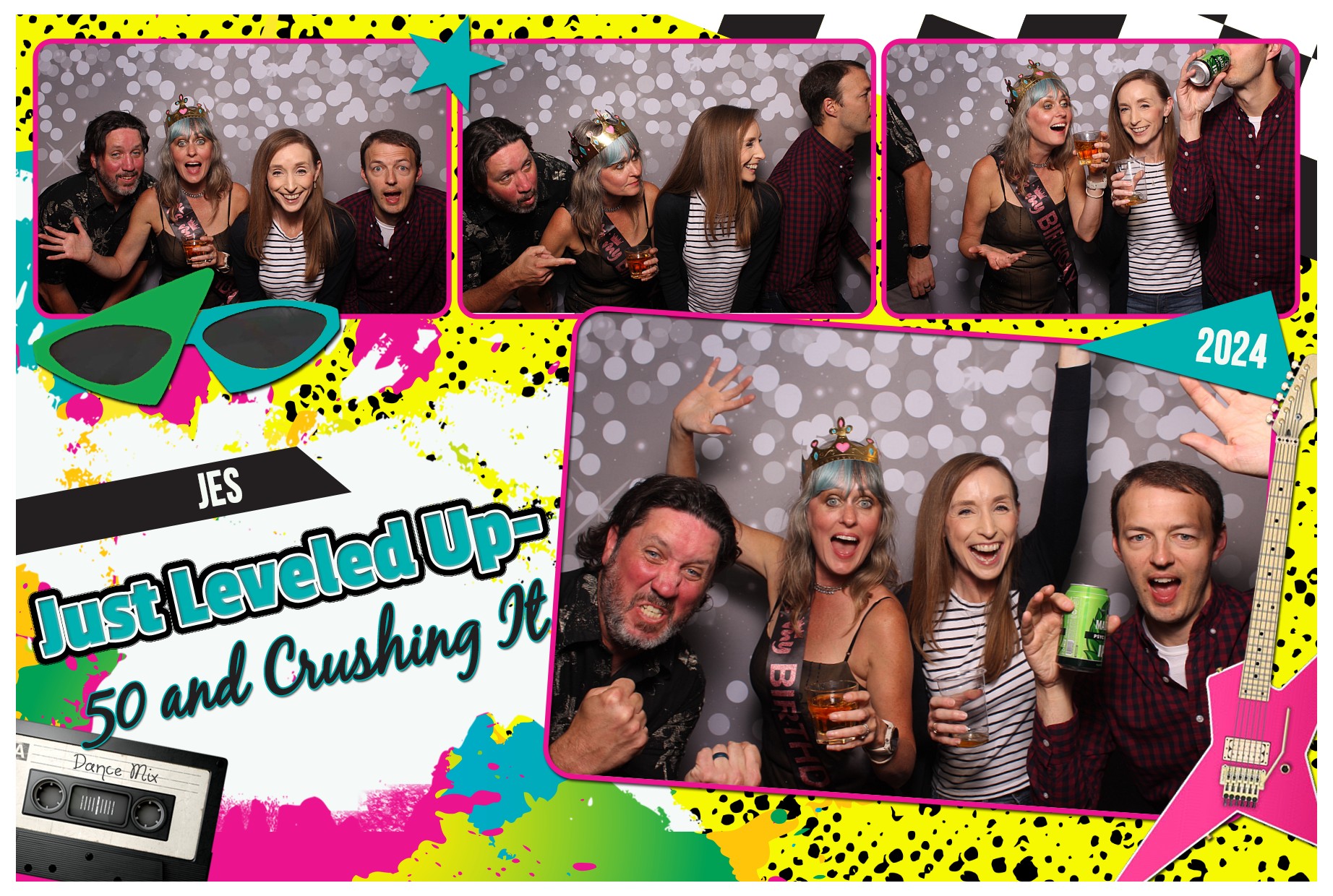 Jes' 50th Birthday!  | View more photos from the event at gallery.photoboothcincy.com/u/PhotoBoothCincy/Jes-50th-Birthday