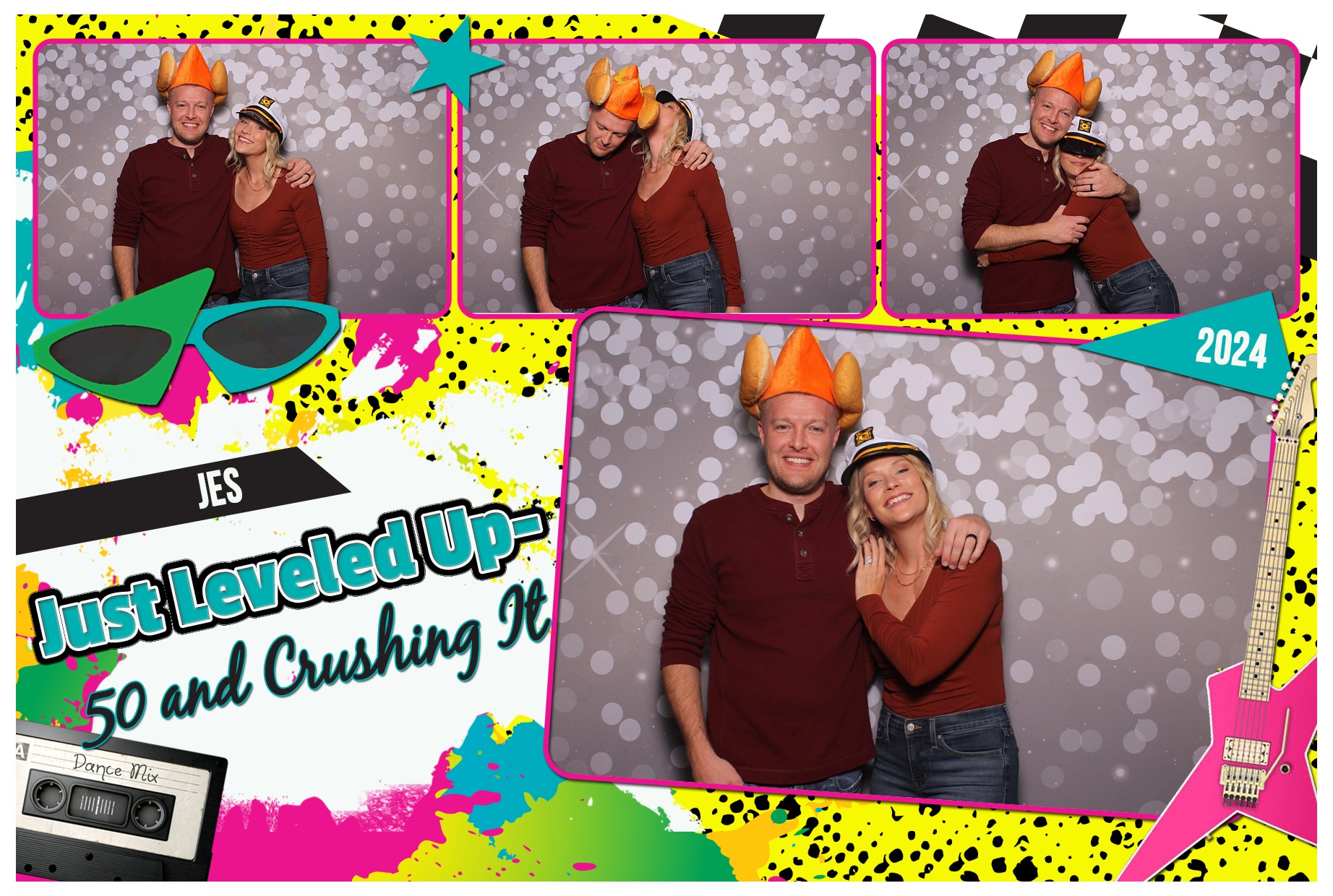 Jes' 50th Birthday!  | View more photos from the event at gallery.photoboothcincy.com/u/PhotoBoothCincy/Jes-50th-Birthday